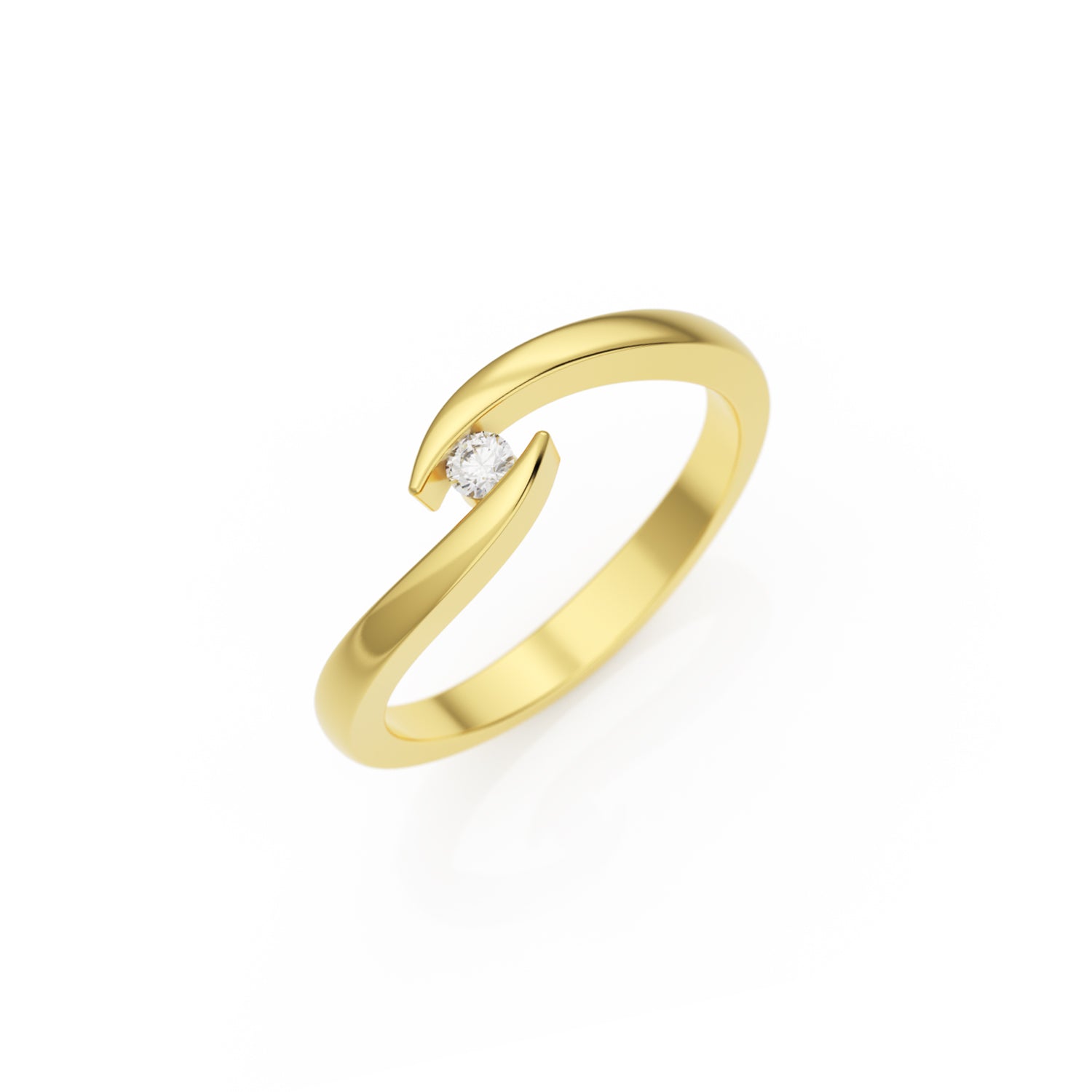 Verlobungsring Summertime Lab-Grown – Gelbgold 14 Karat (585)