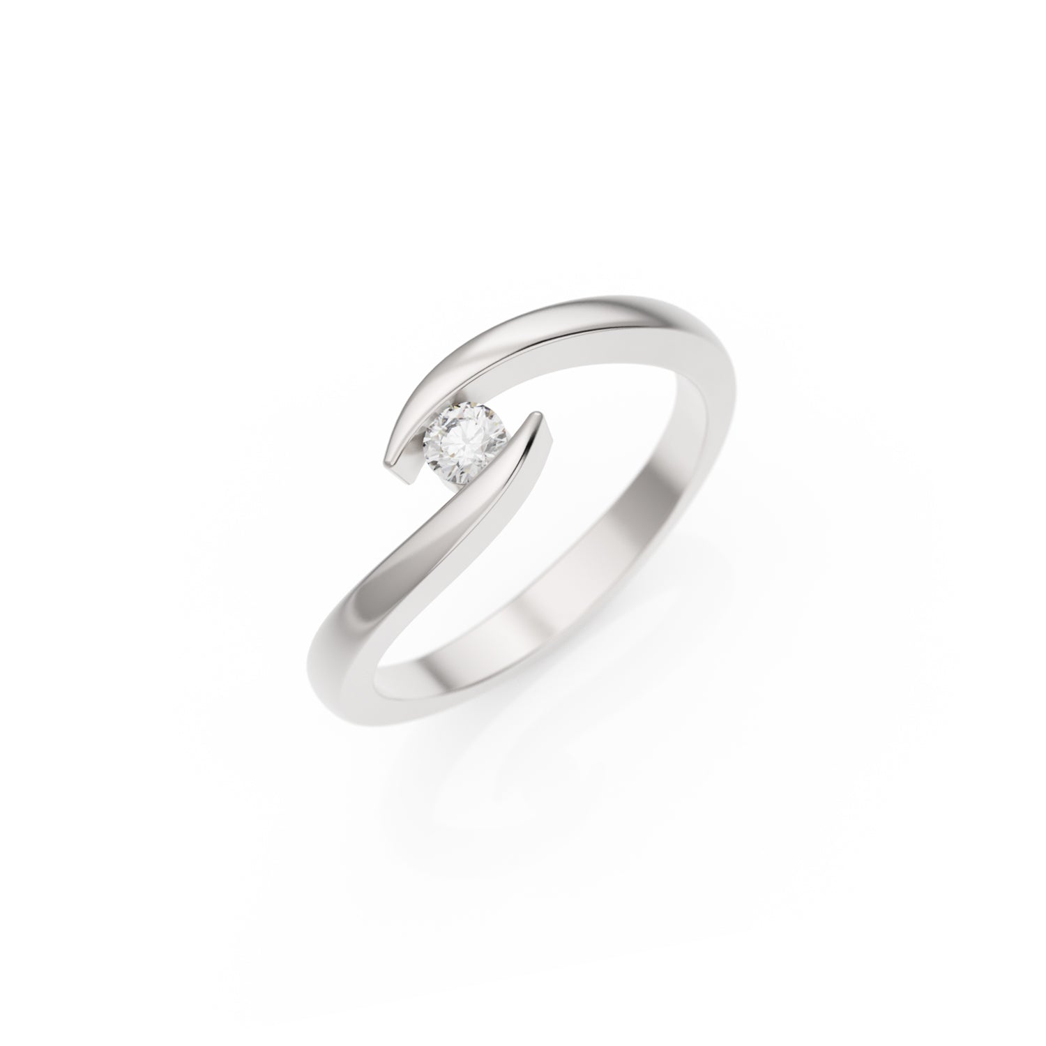 Verlobungsring Summertime Lab-Grown – Platin (950)