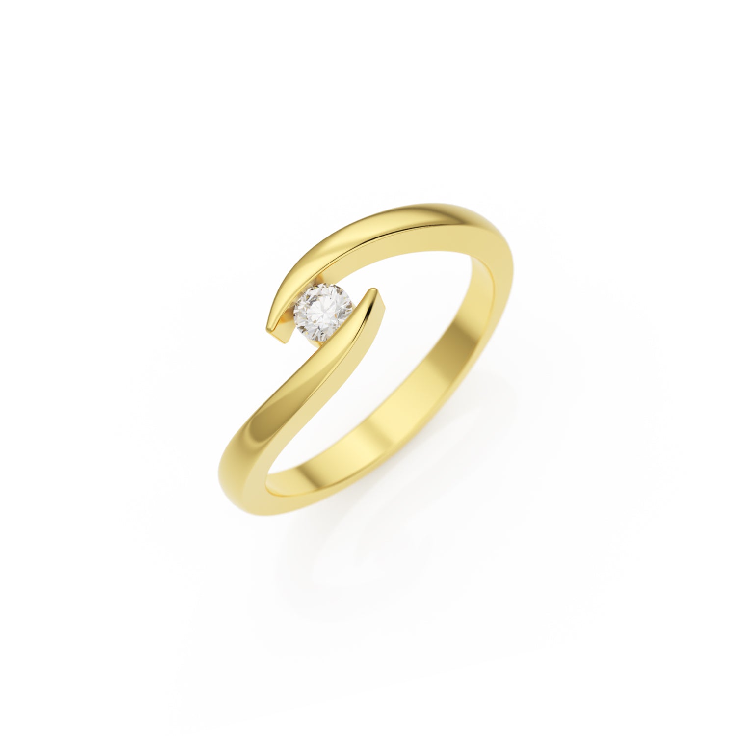Verlobungsring Summertime Lab-Grown – Gelbgold 18 Karat (750)