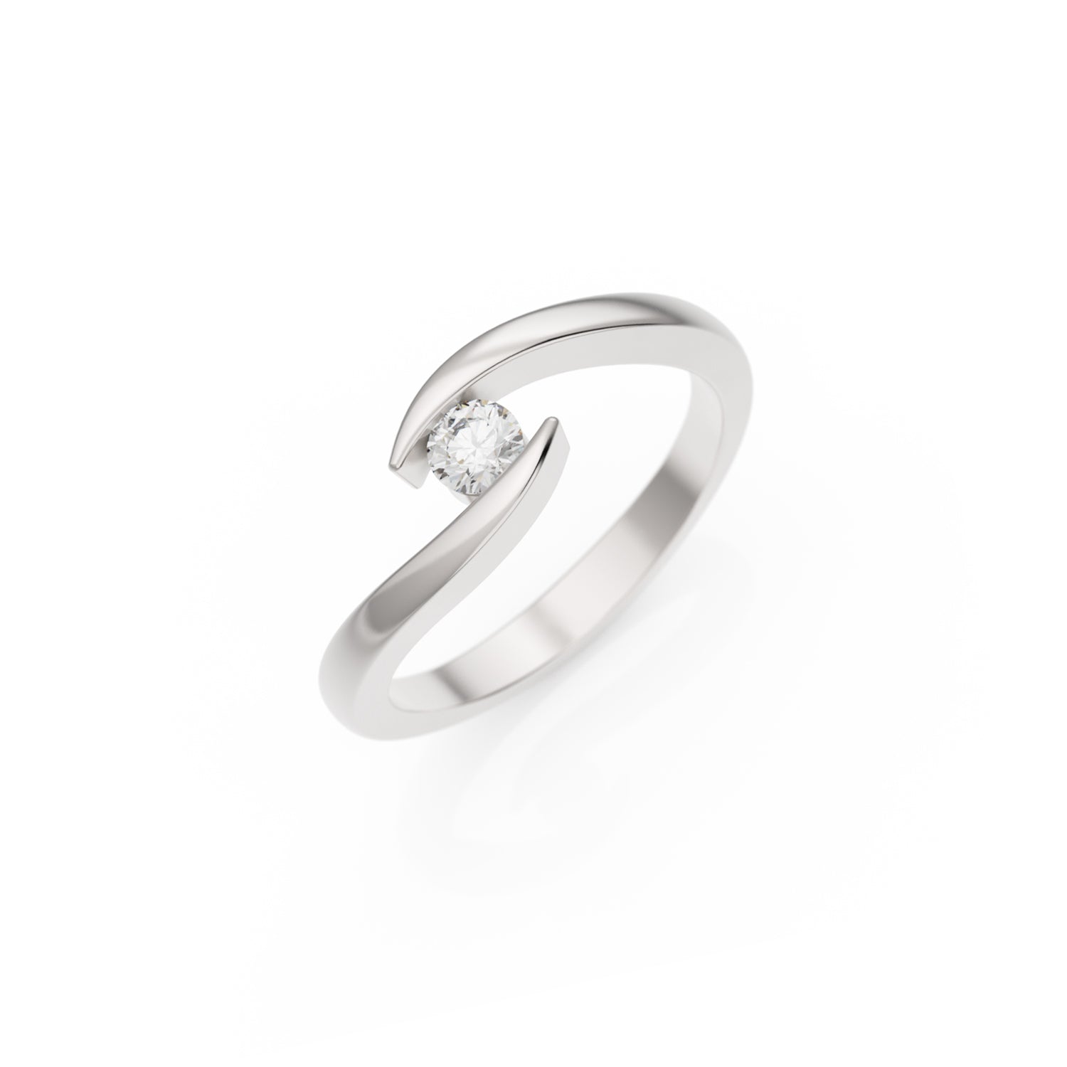 Verlobungsring Summertime Lab-Grown – Platin (950)