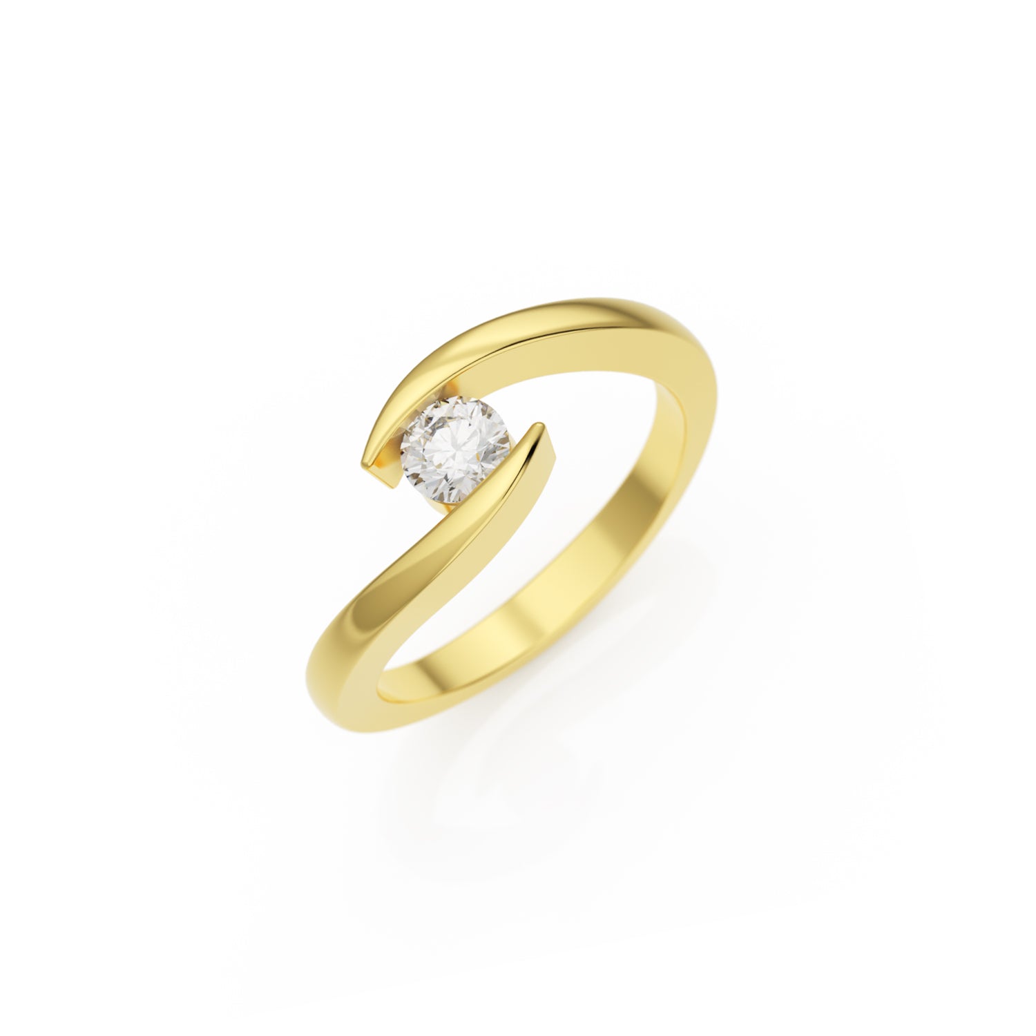 Verlobungsring Summertime Lab-Grown – Gelbgold 18 Karat (750)