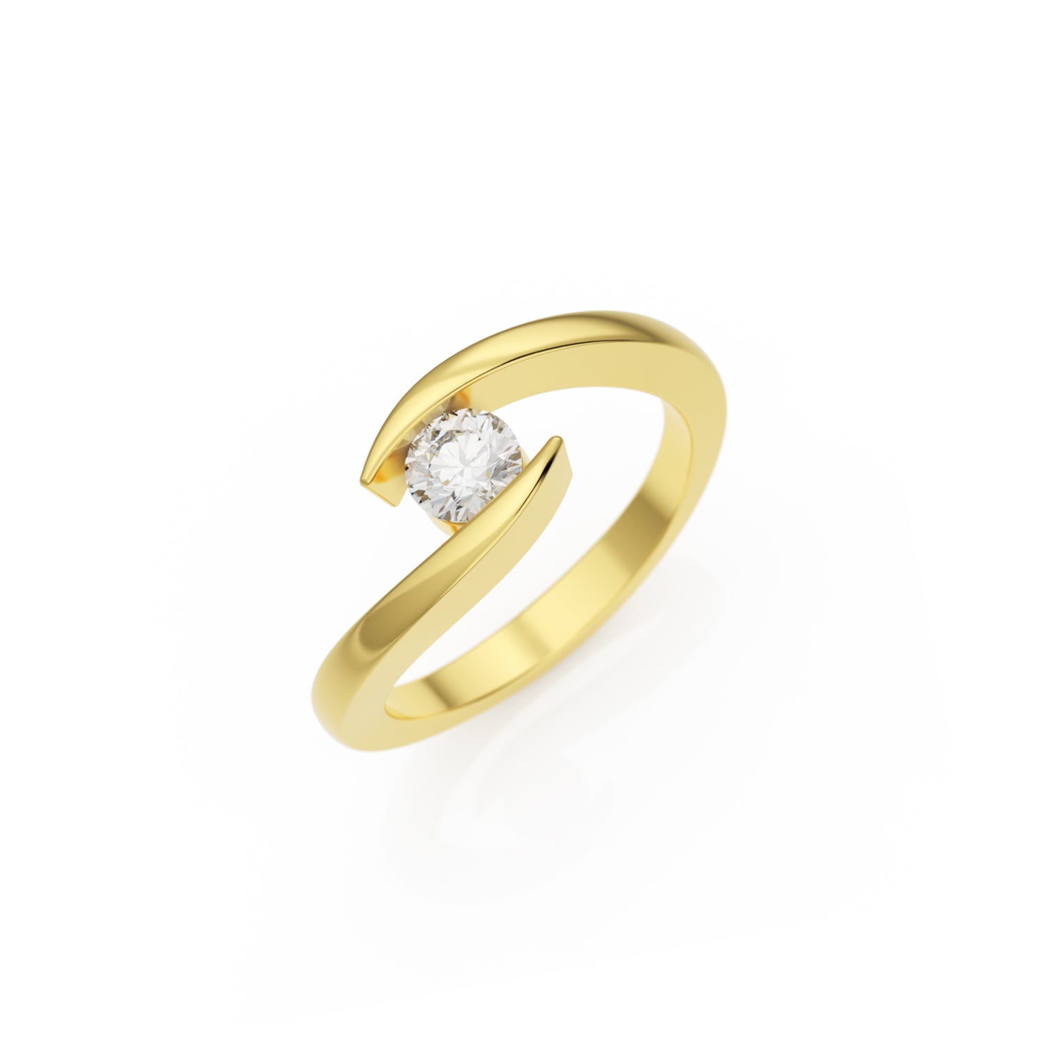 Verlobungsring Summertime Lab-Grown – Gelbgold 18 Karat (750)