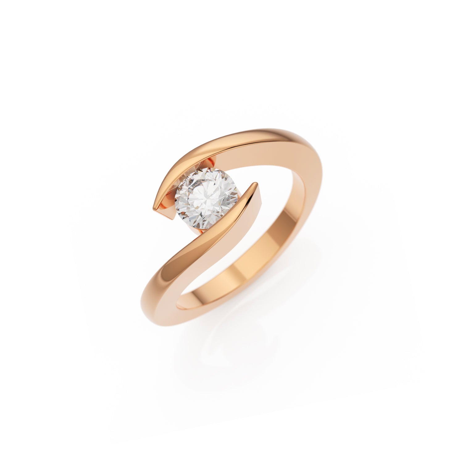 Verlobungsring Summertime H/SI – Rotgold 14 Karat (585)