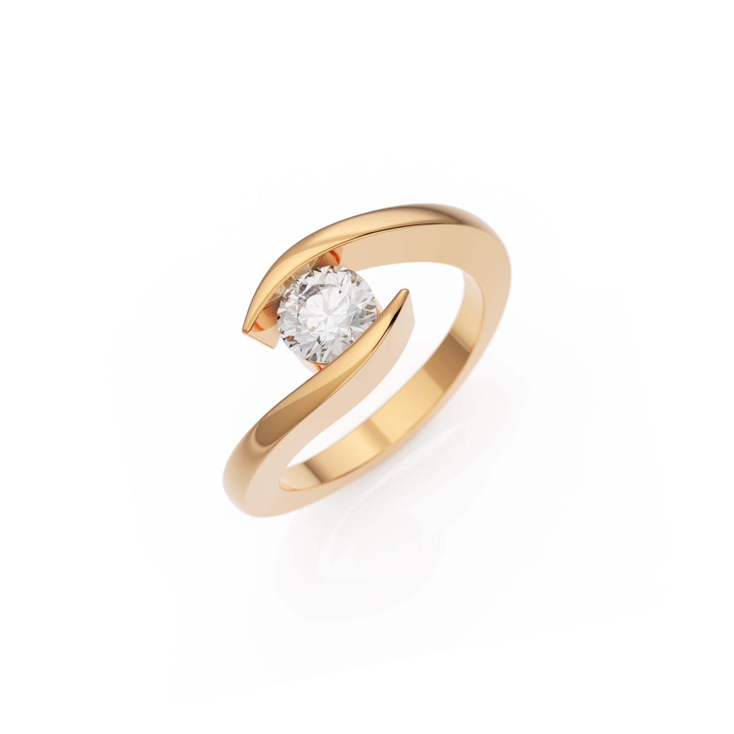 Verlobungsring Summertime G/VS – Roségold 14 Karat (585)
