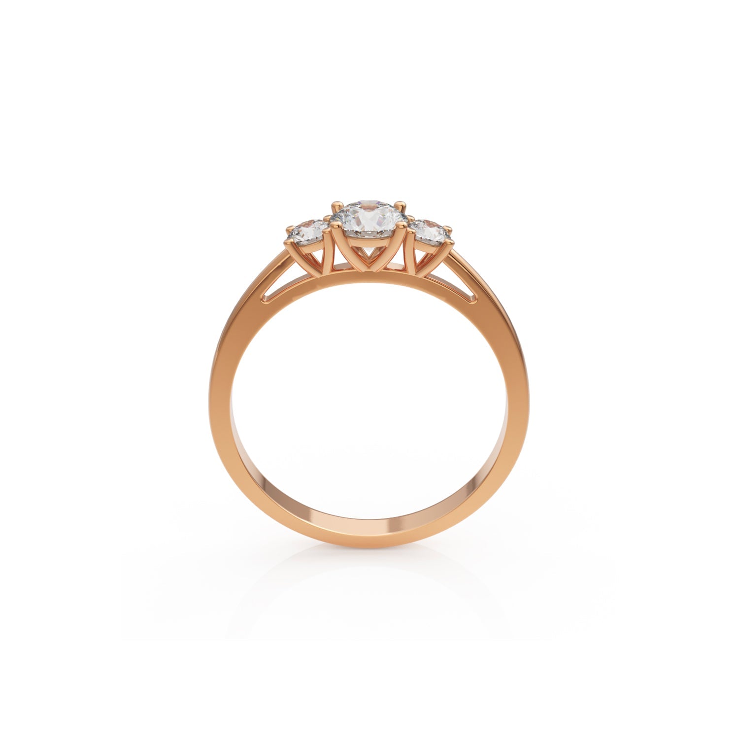 Verlobungsring Trilogy – Roségold 18 Karat (750)