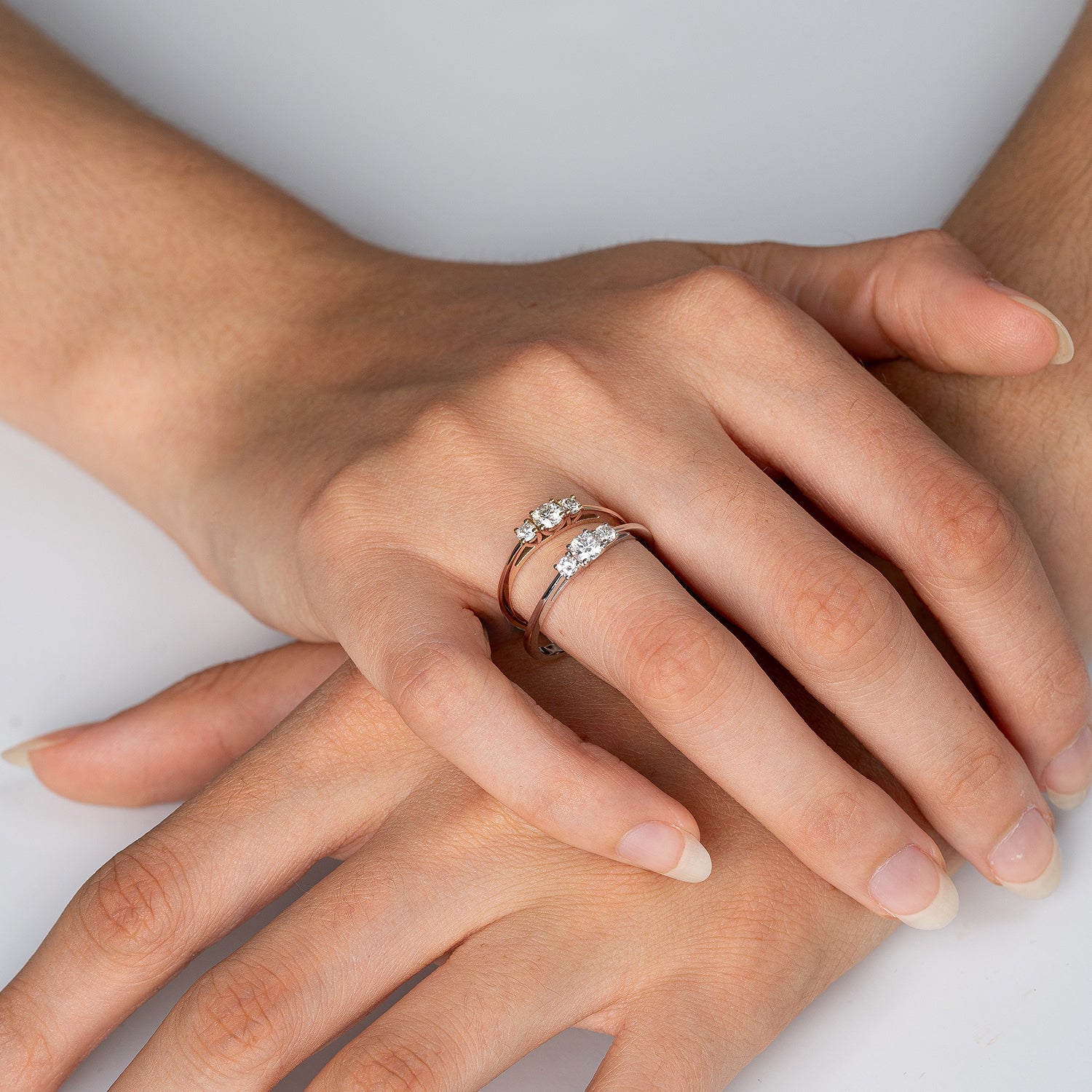 Verlobungsring Trilogy – Roségold 14 Karat (585)