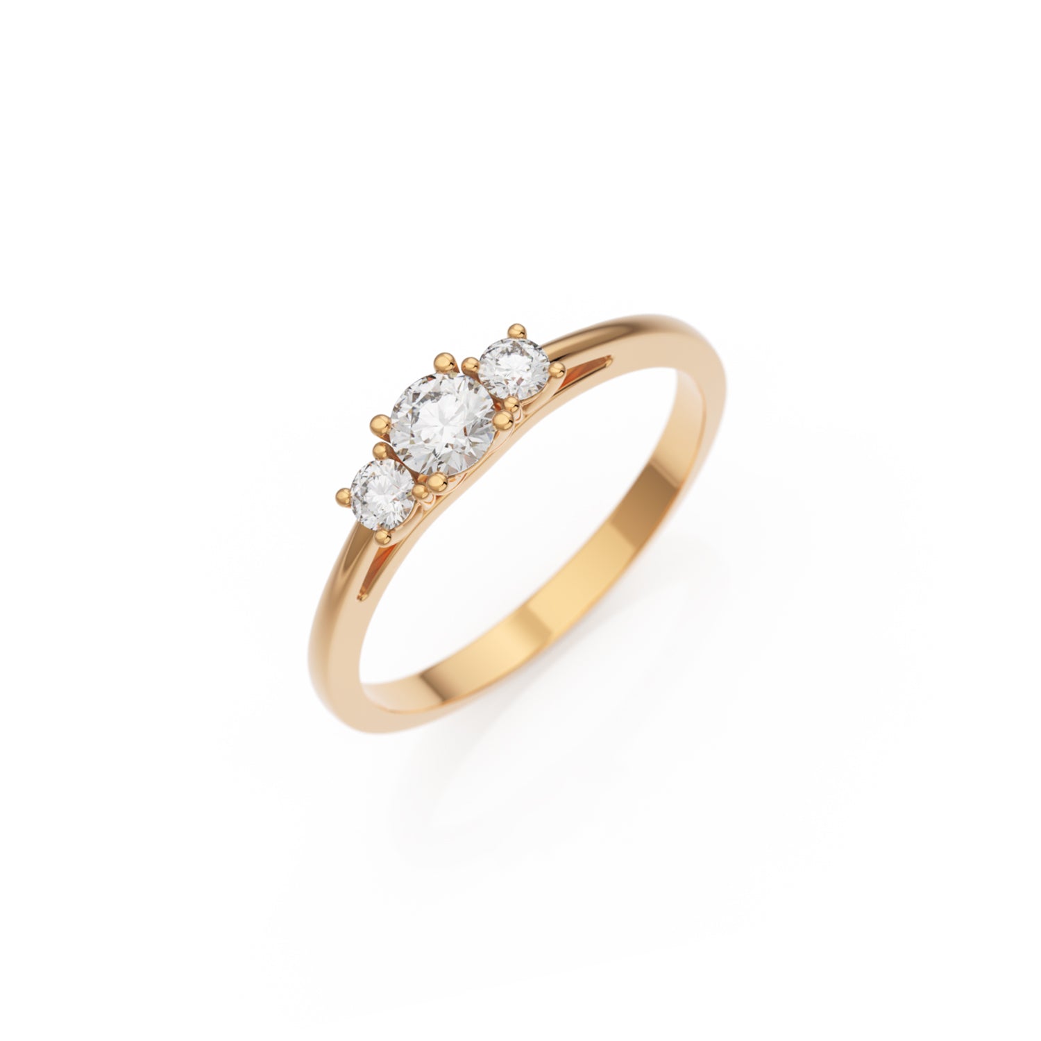 Verlobungsring Trilogy – Roségold 18 Karat (750)
