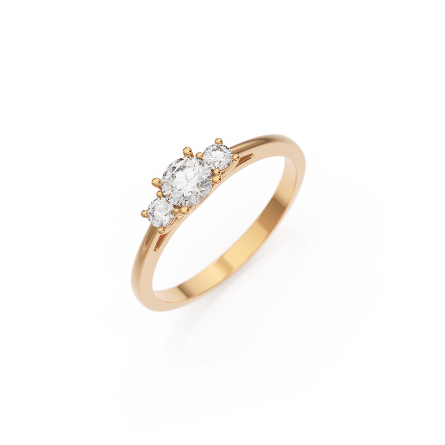 Verlobungsring Trilogy – Roségold 18 Karat (750)