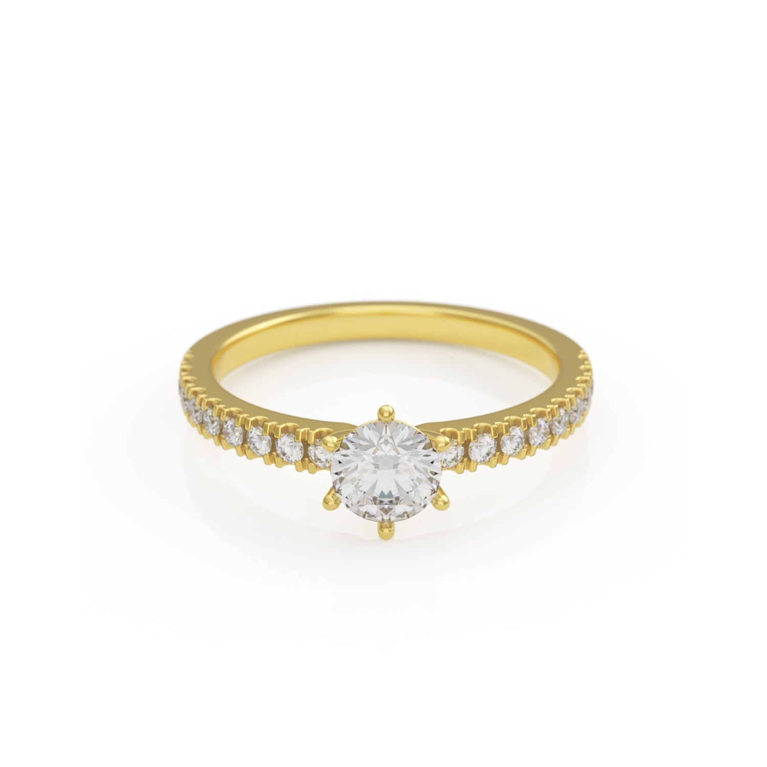 Verlobungsring L'Amour Gelbgold