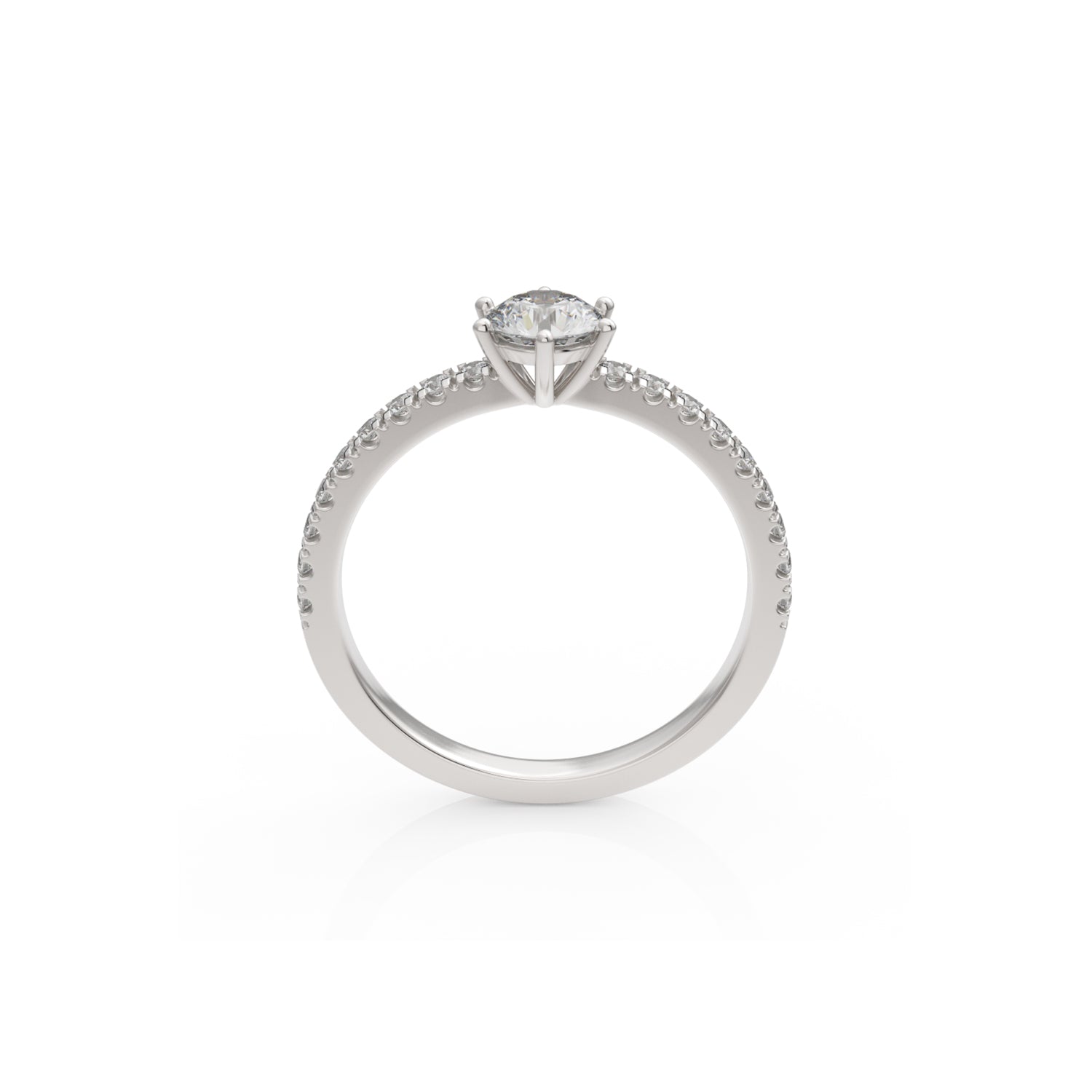 Verlobungsring L'Amour in Weißgold 18 Karat (750)
