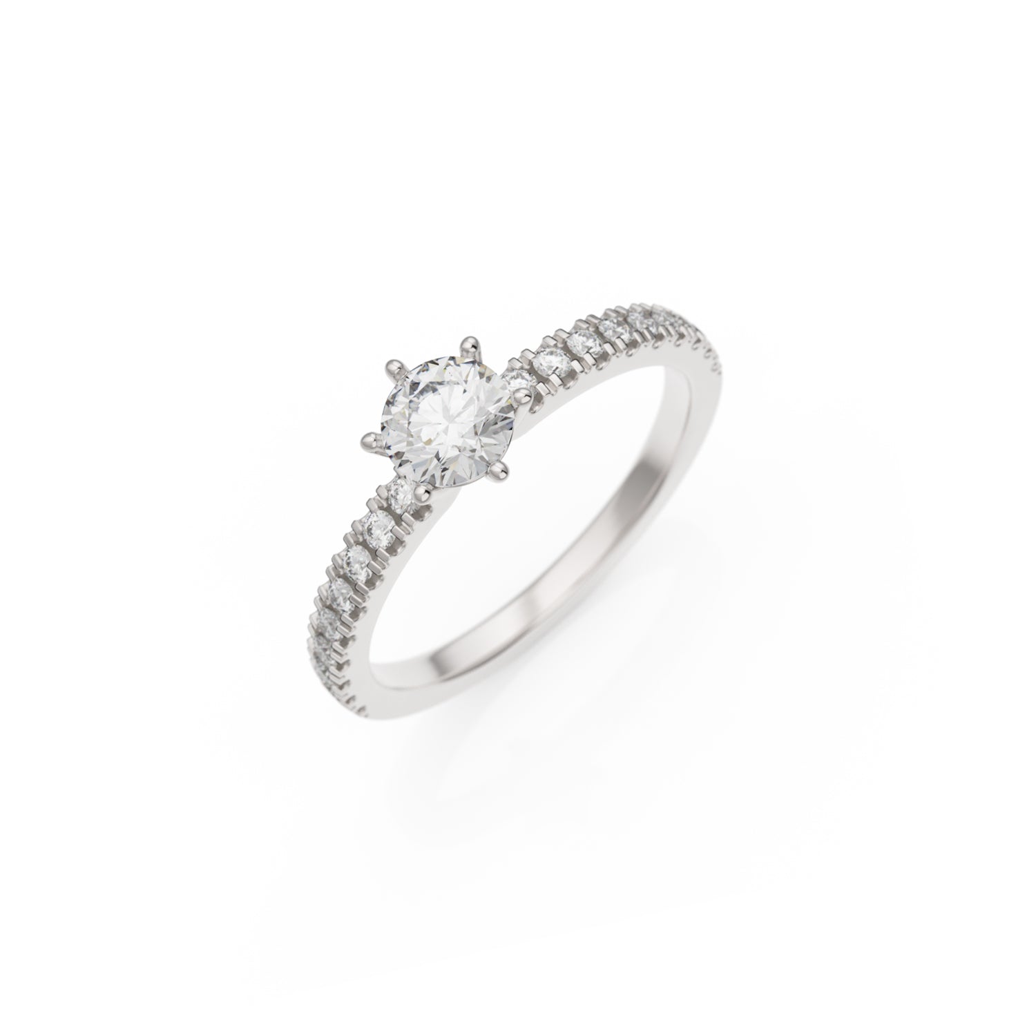 Verlobungsring L'Amour Weißgold