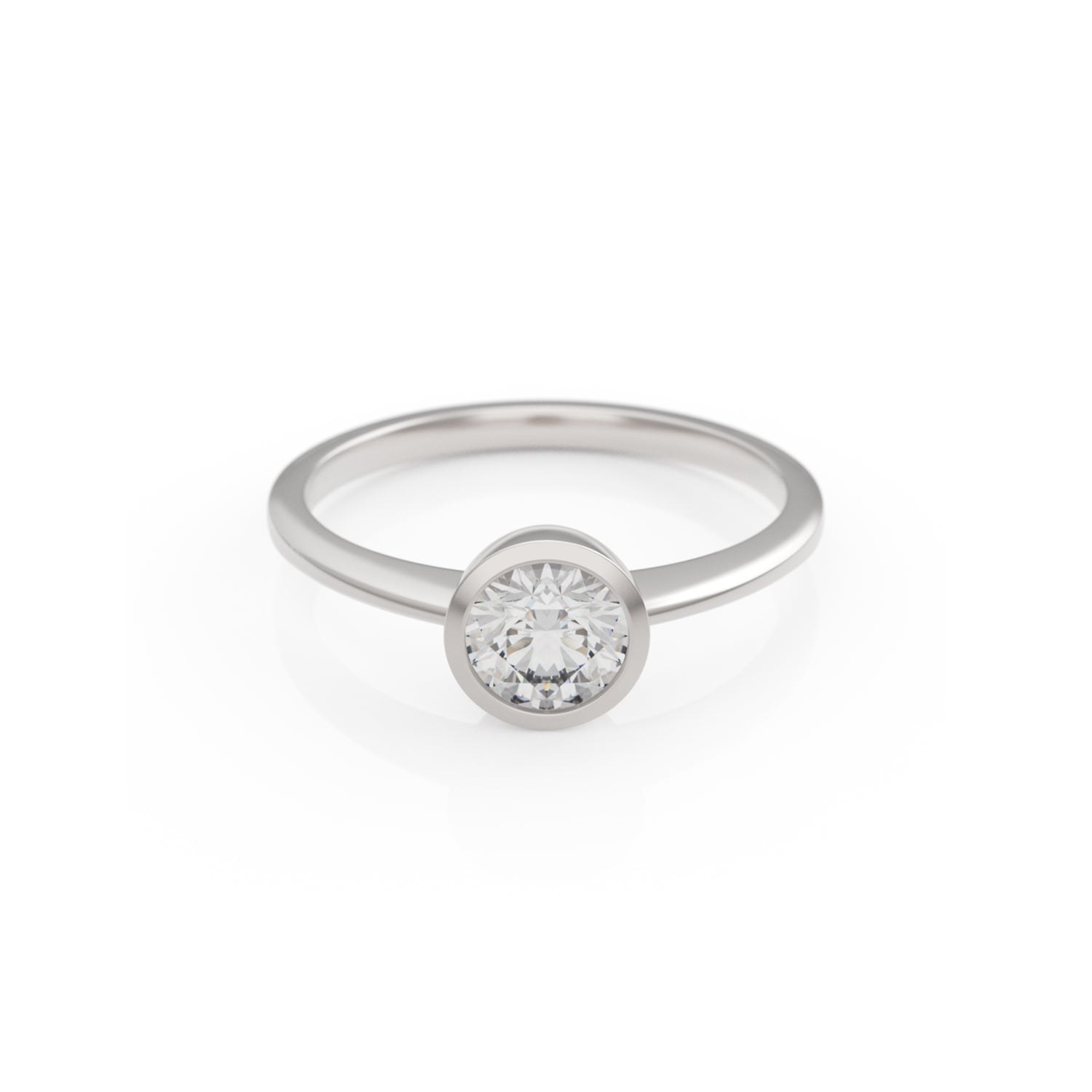 Verlobungsring Ivette H/SI – Platin (950)