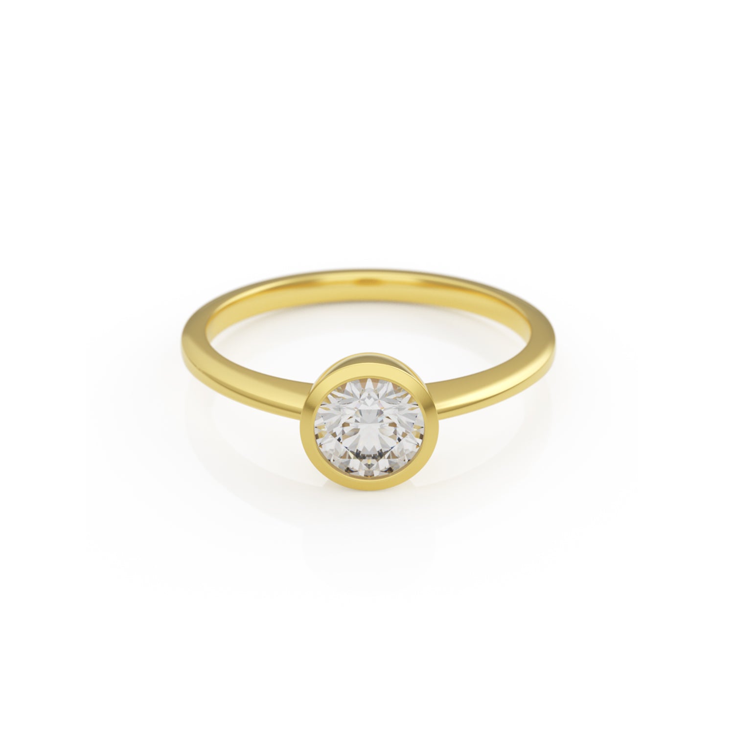 Verlobungsring Ivette H/SI – Gelbgold 14 Karat (585)