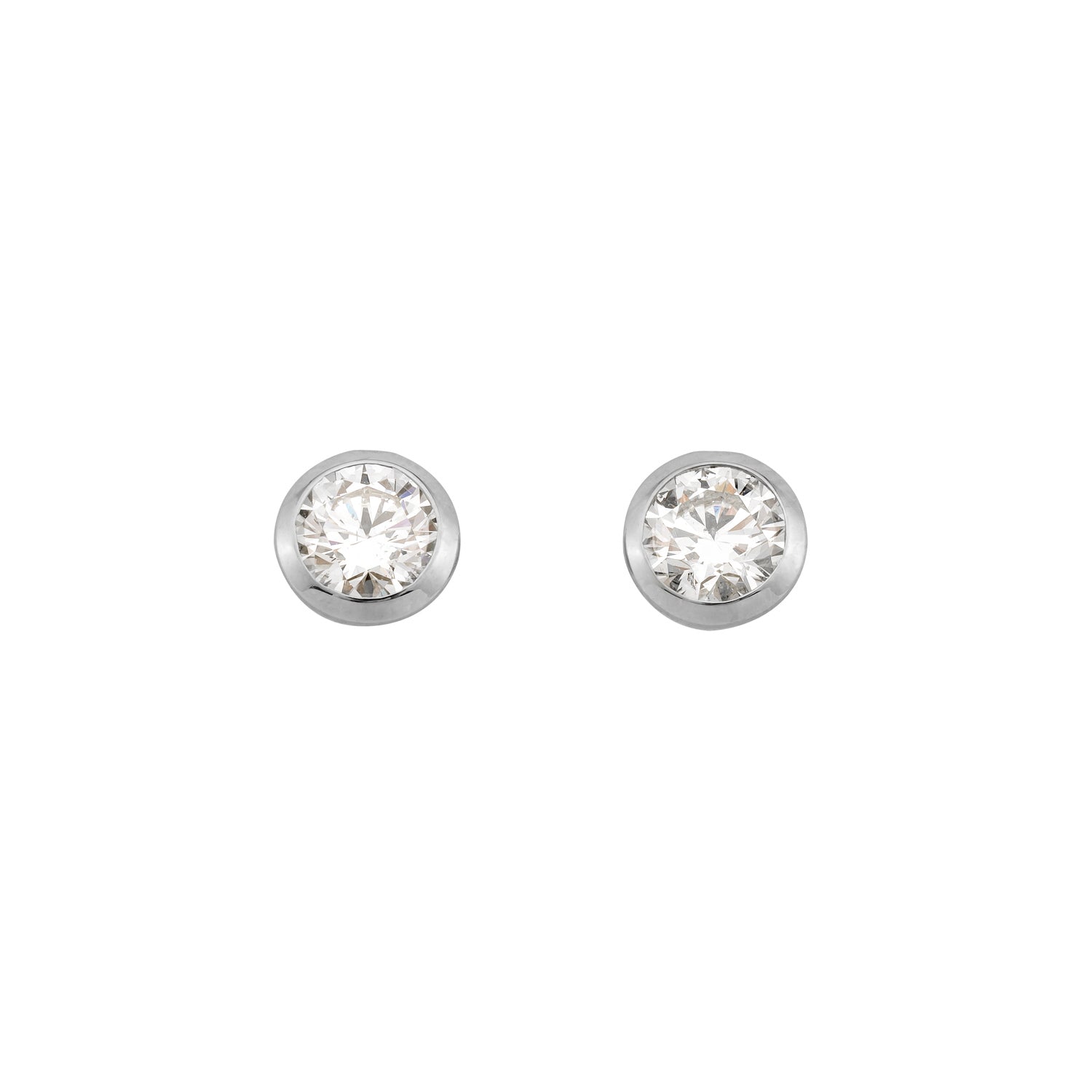 Ohrstecker Ivette in Weißgold 14 Karat (585) mit 0,40 ct Lab-Grown-Diamant
