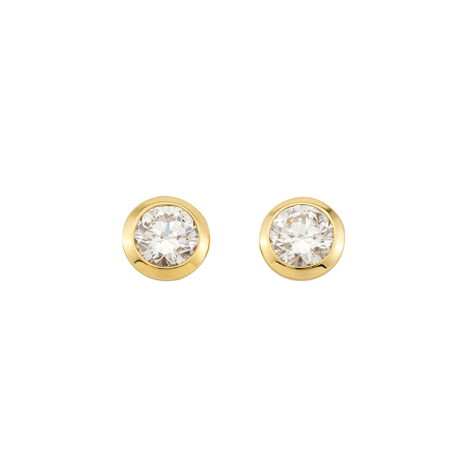 Ohrstecker Ivette Lab-Grown – Roségold 14 Karat (585)