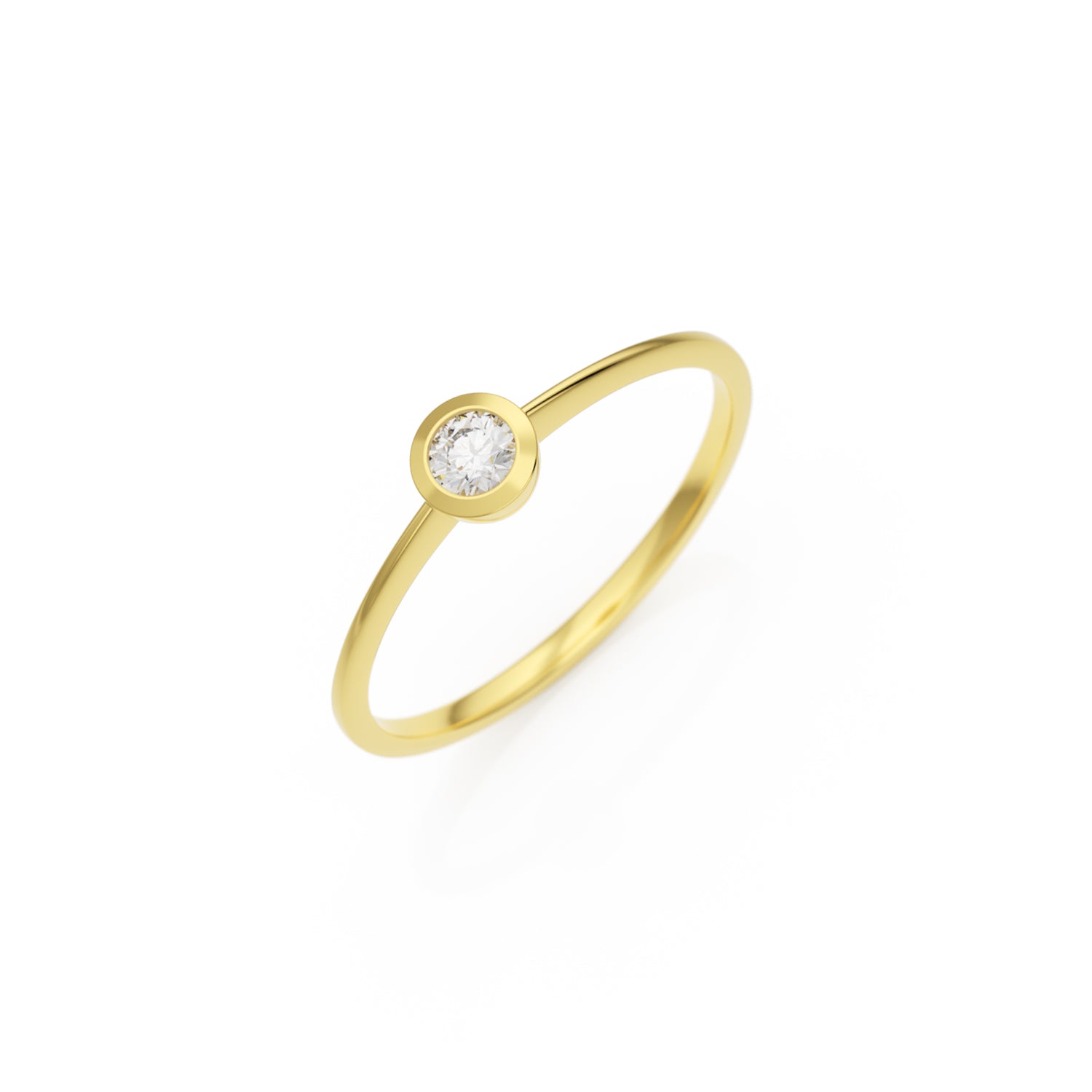 Verlobungsring Ivette Lab-Grown – Gelbgold 14 Karat (585)