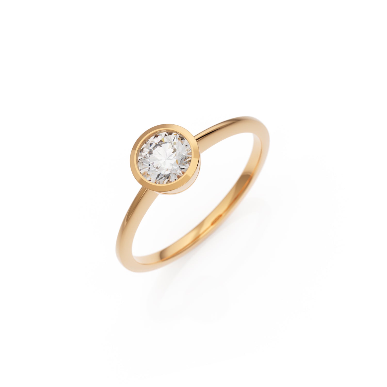 Verlobungsring Ivette H/SI – Roségold 14 Karat (585)