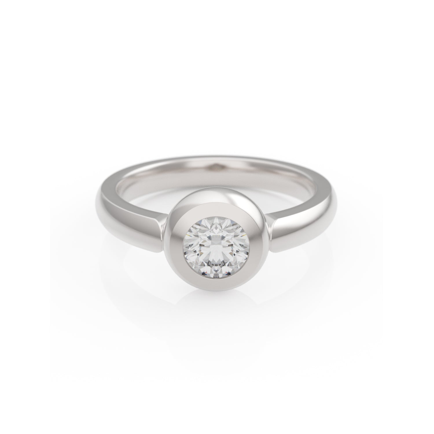 Verlobungsring Larina G/VS – Platin (950)