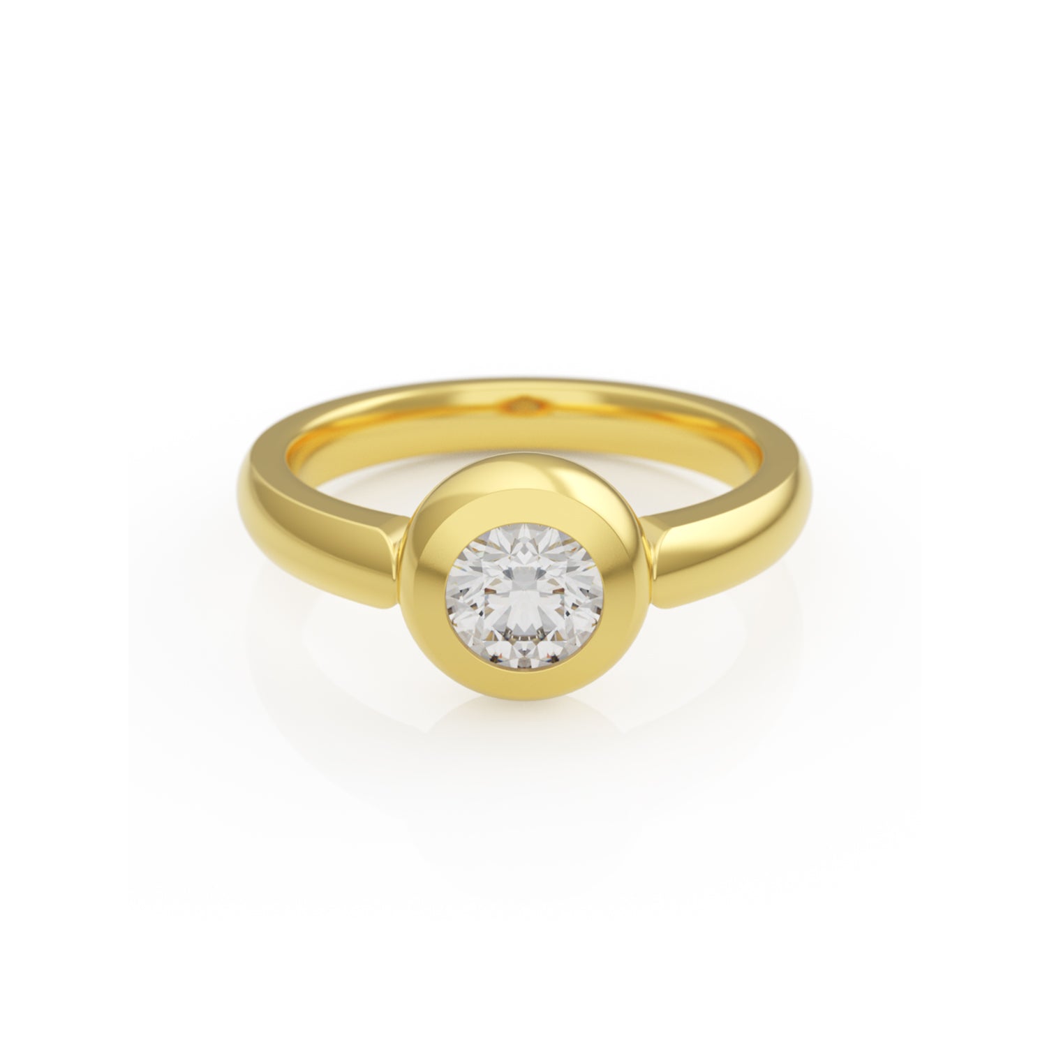 Verlobungsring Larina Lab-Grown – Gelbgold 14 Karat (585)