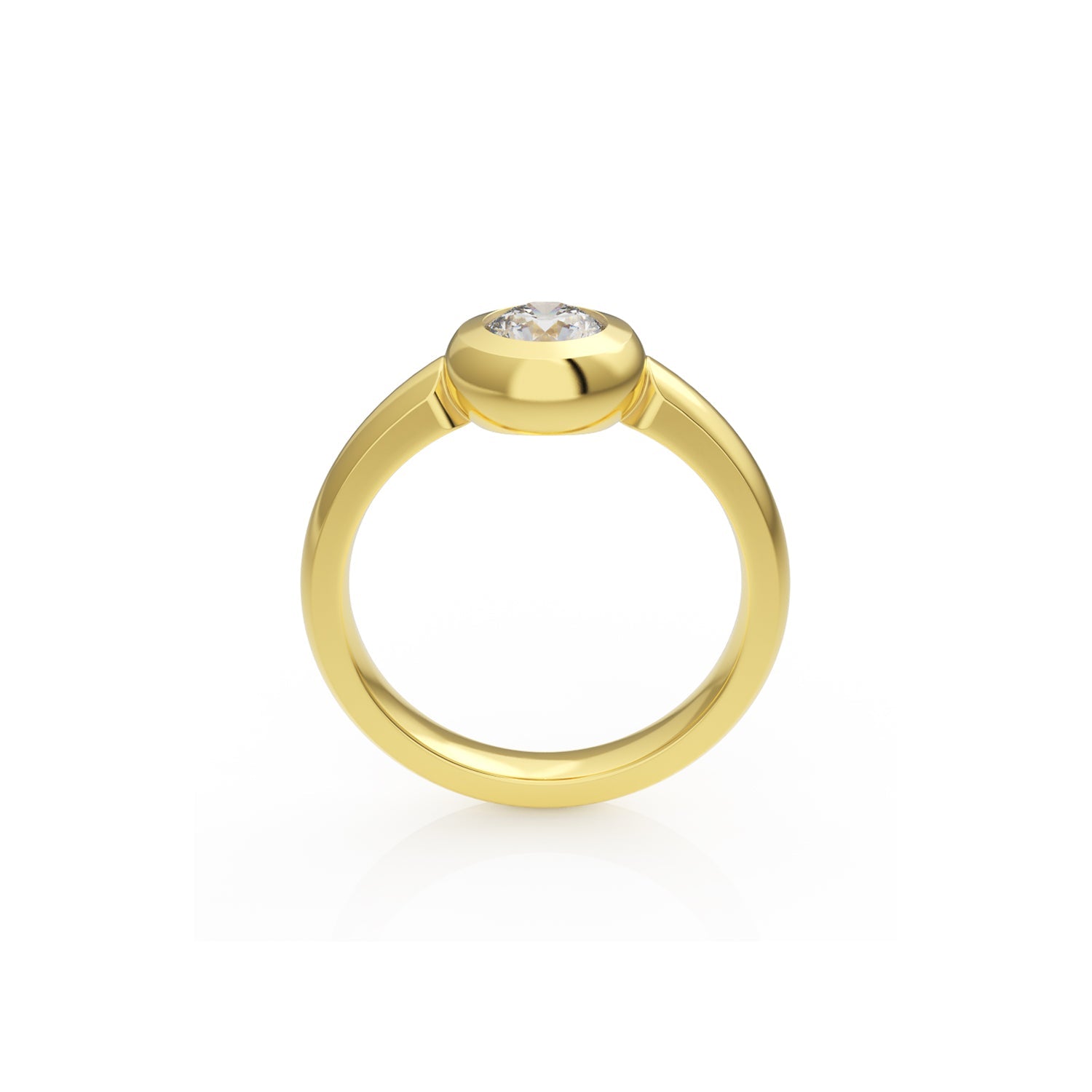 Verlobungsring Larina H/SI – Gelbgold 14 Karat (585)