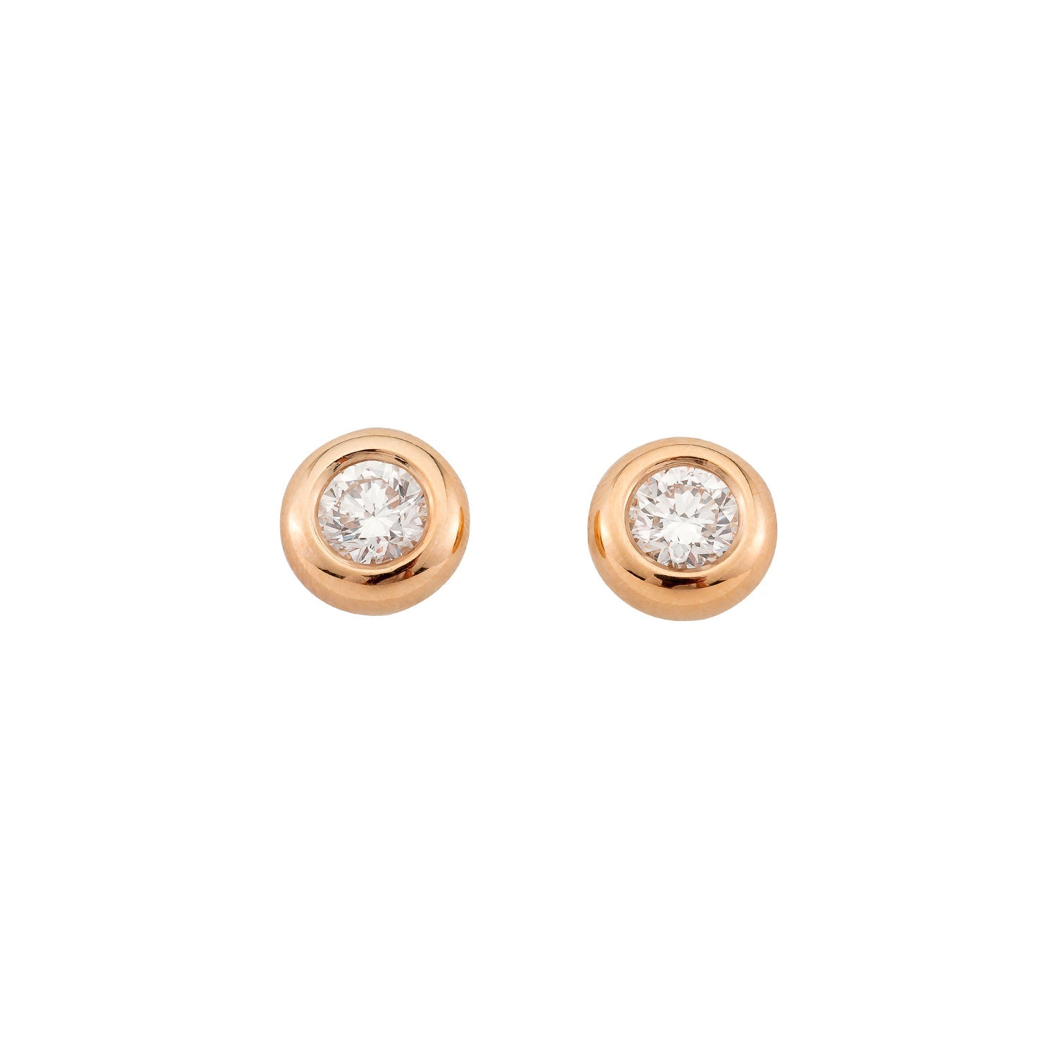 Ohrstecker Larina Lab-Grown – Roségold 14 Karat (585)