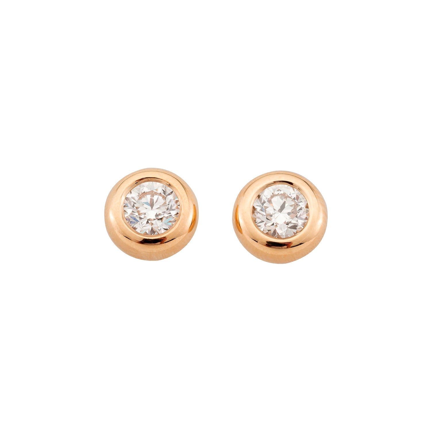 Ohrstecker Larina – Weißgold 18 Karat (750)