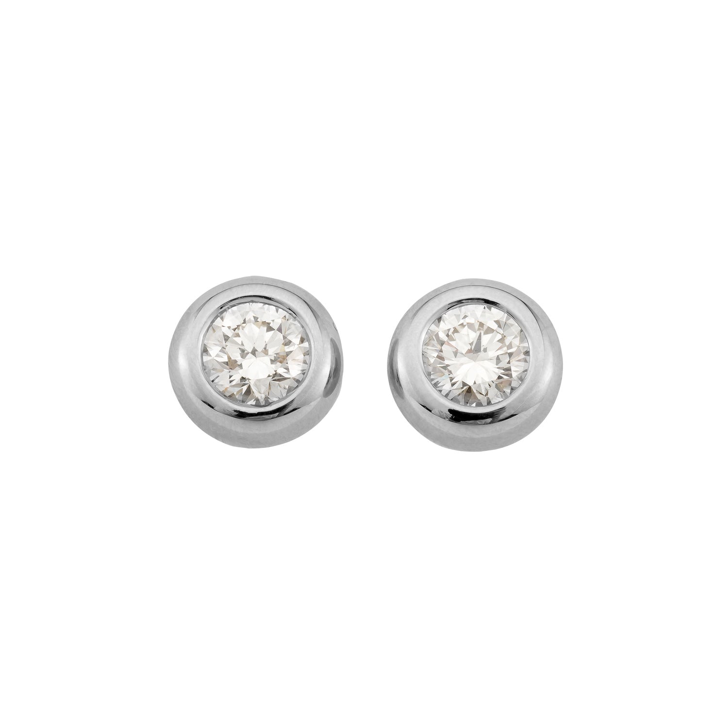 Ohrstecker Larina in Weißgold 14 Karat (585) mit Lab-Grown-Diamant