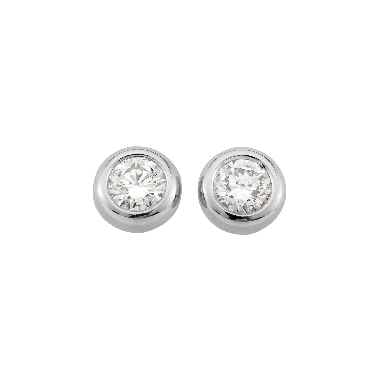 Ohrstecker Larina in Weißgold 14 Karat (585) mit Lab-Grown-Diamant