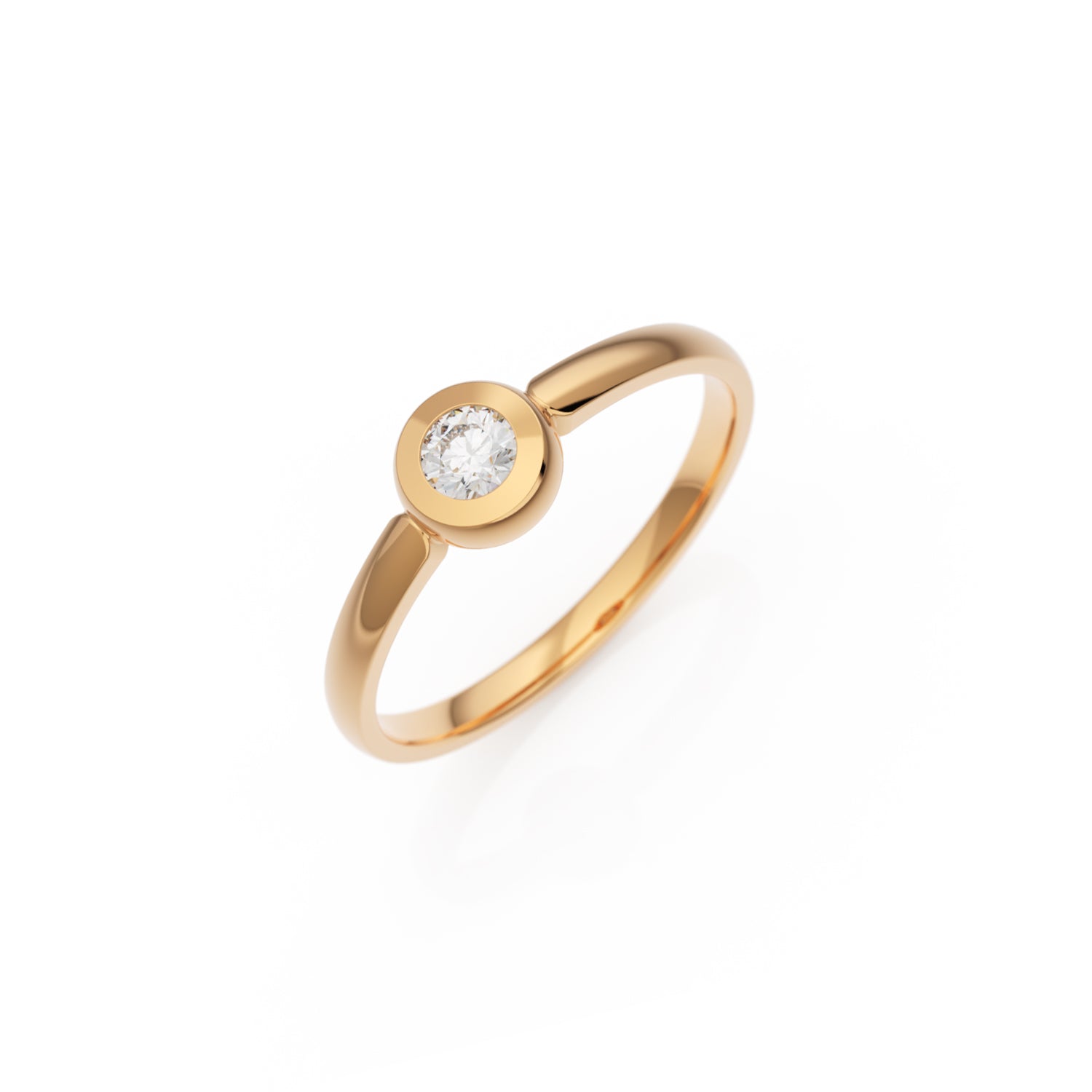 Verlobungsring Larina Lab-Grown – Roségold 14 Karat (585)