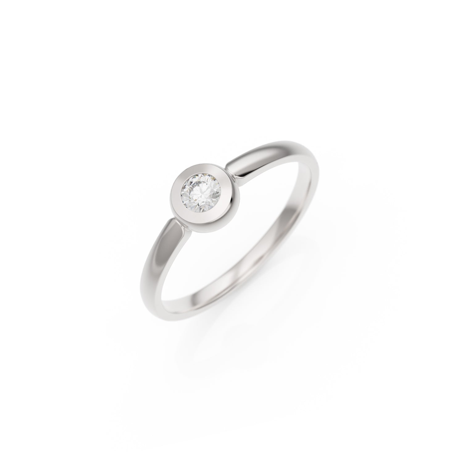 Verlobungsring Larina H/SI – Platin (950)