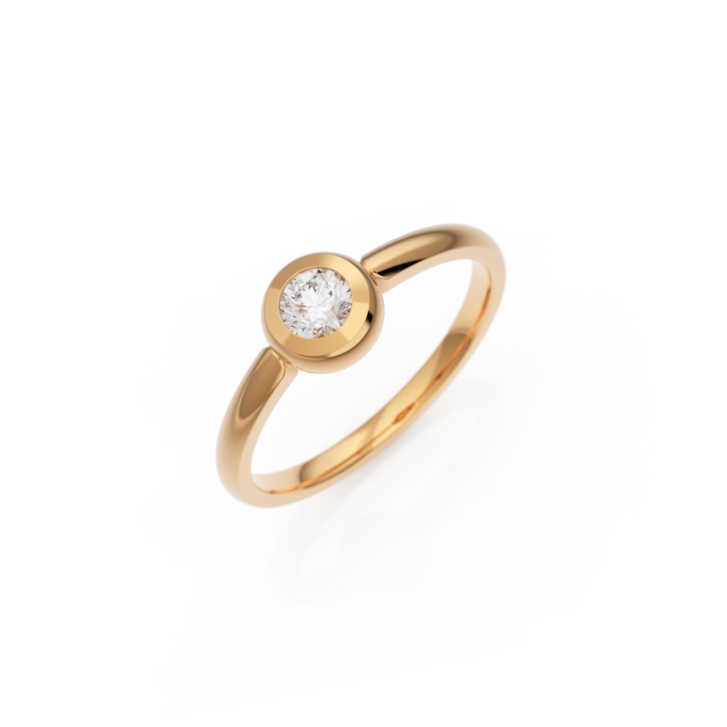 Verlobungsring Larina Lab-Grown – Roségold 18 Karat (750)