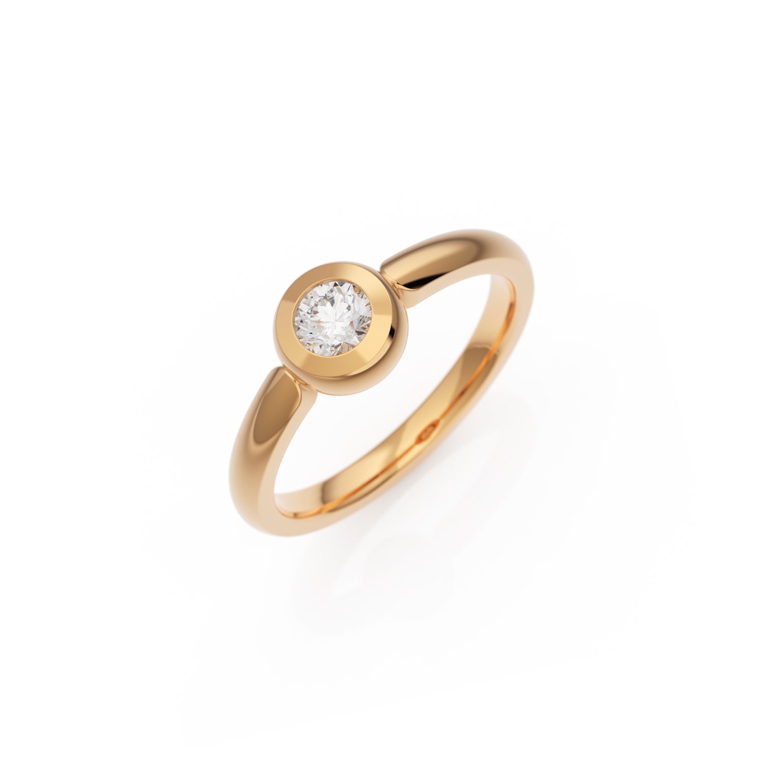 Verlobungsring Larina Lab-Grown – Roségold 14 Karat (585)