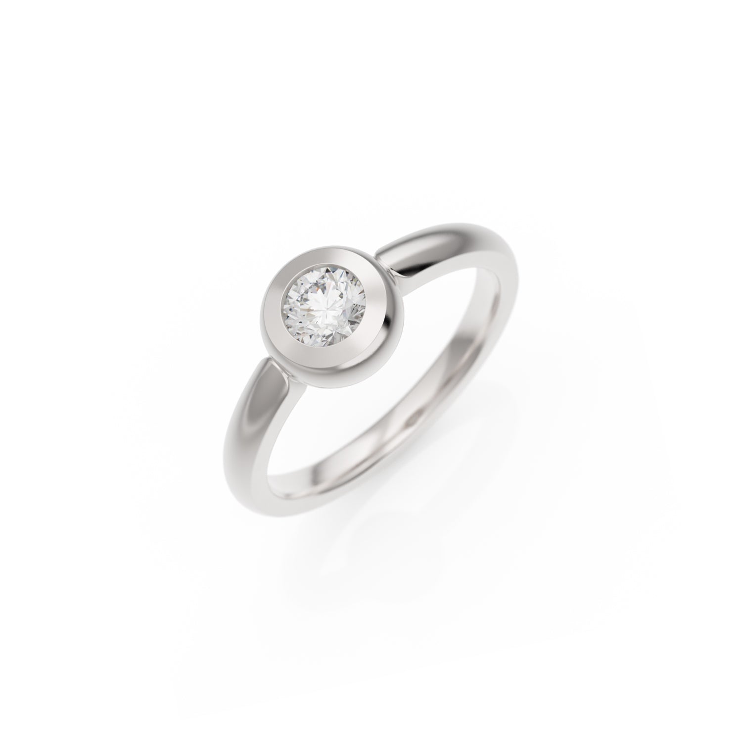 Verlobungsring Larina G/VS – Platin (950)