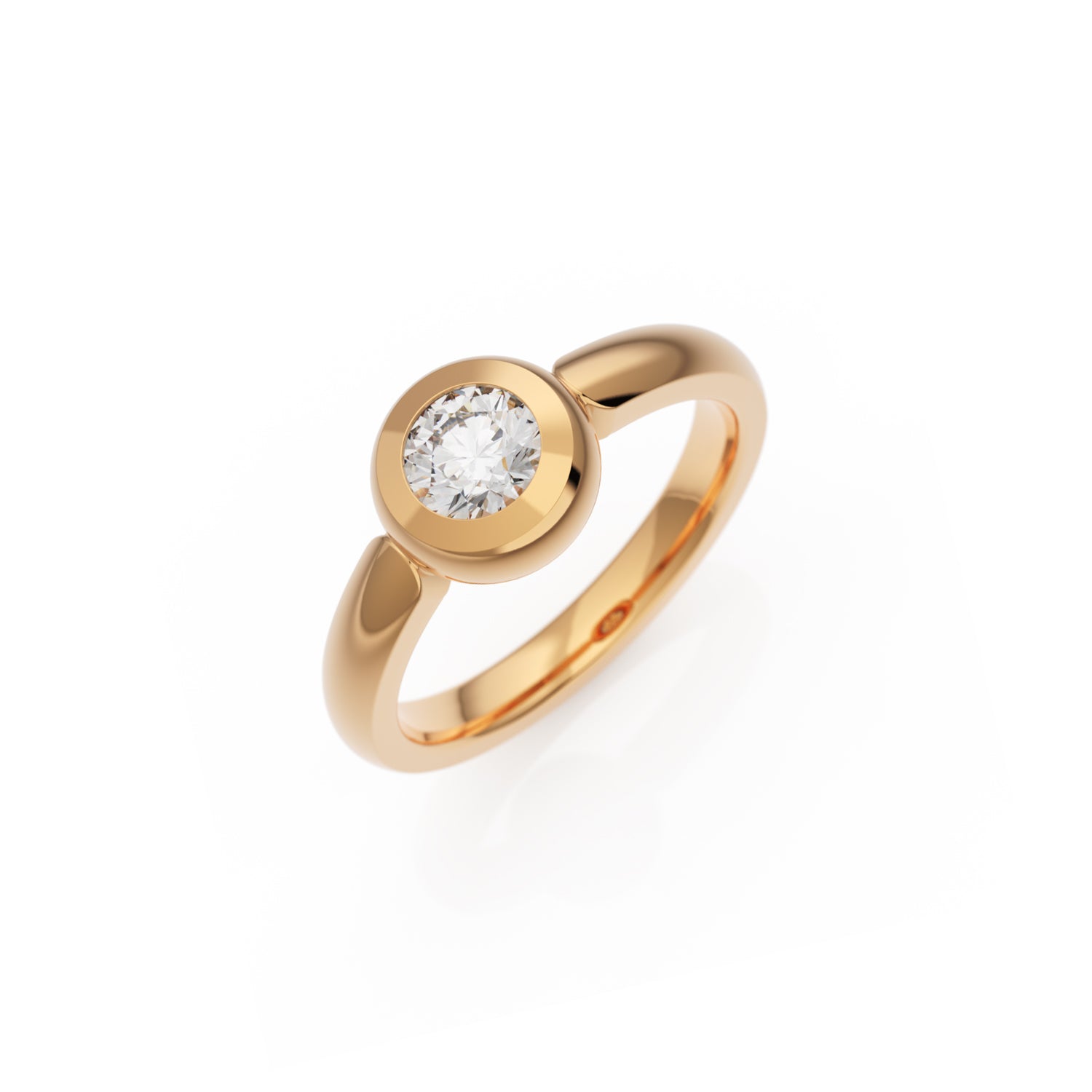 Verlobungsring Larina H/SI – Roségold 18 Karat (750)