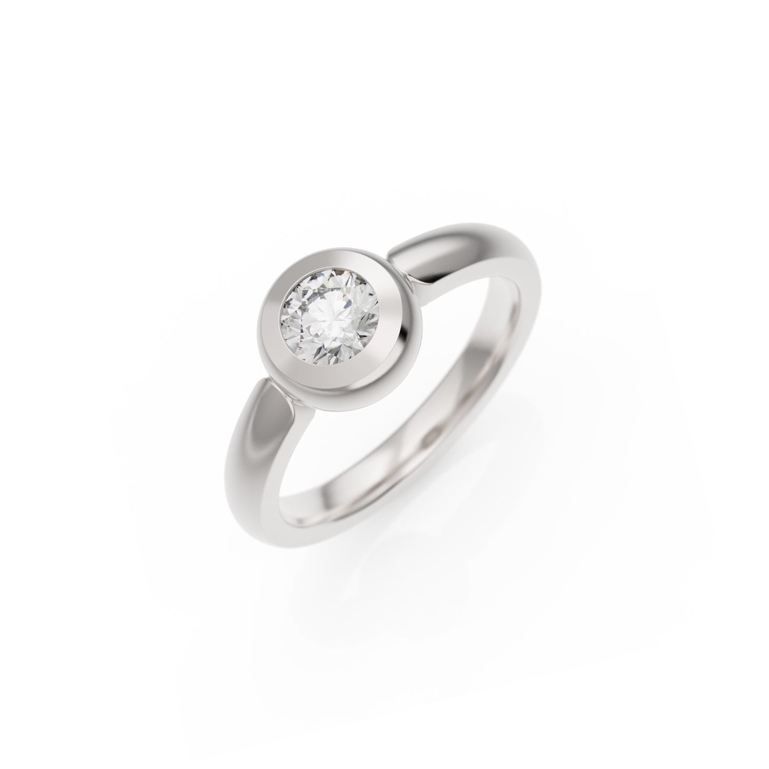 Verlobungsring Larina Lab-Grown – Weißgold 14 Karat (585)