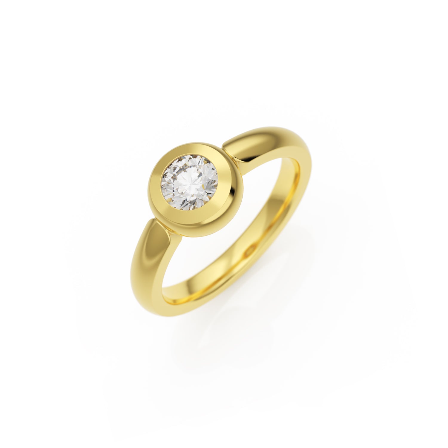 Verlobungsring Larina Lab-Grown – Gelbgold 14 Karat (585)