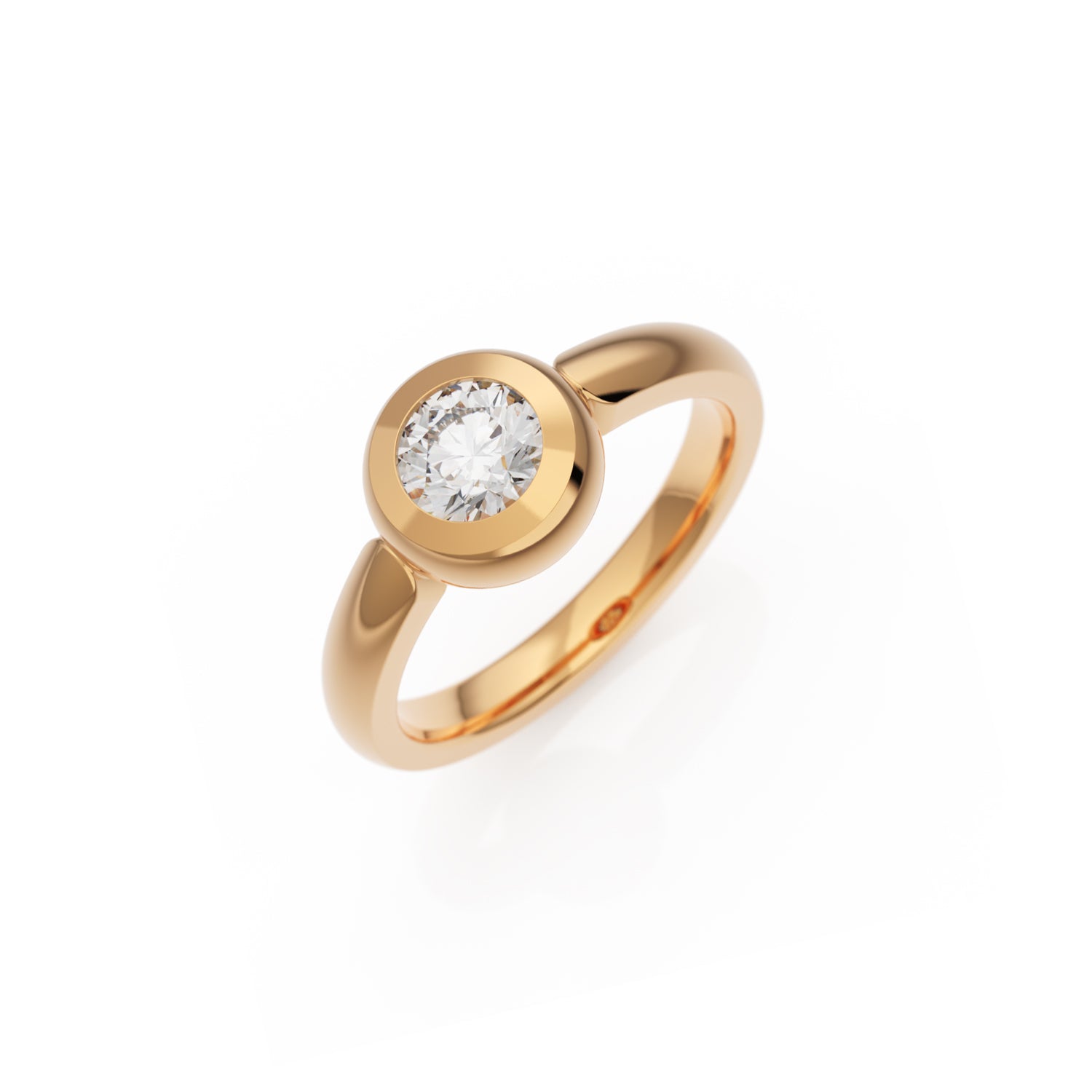 Verlobungsring Larina G/VS – Roségold 18 Karat (750)