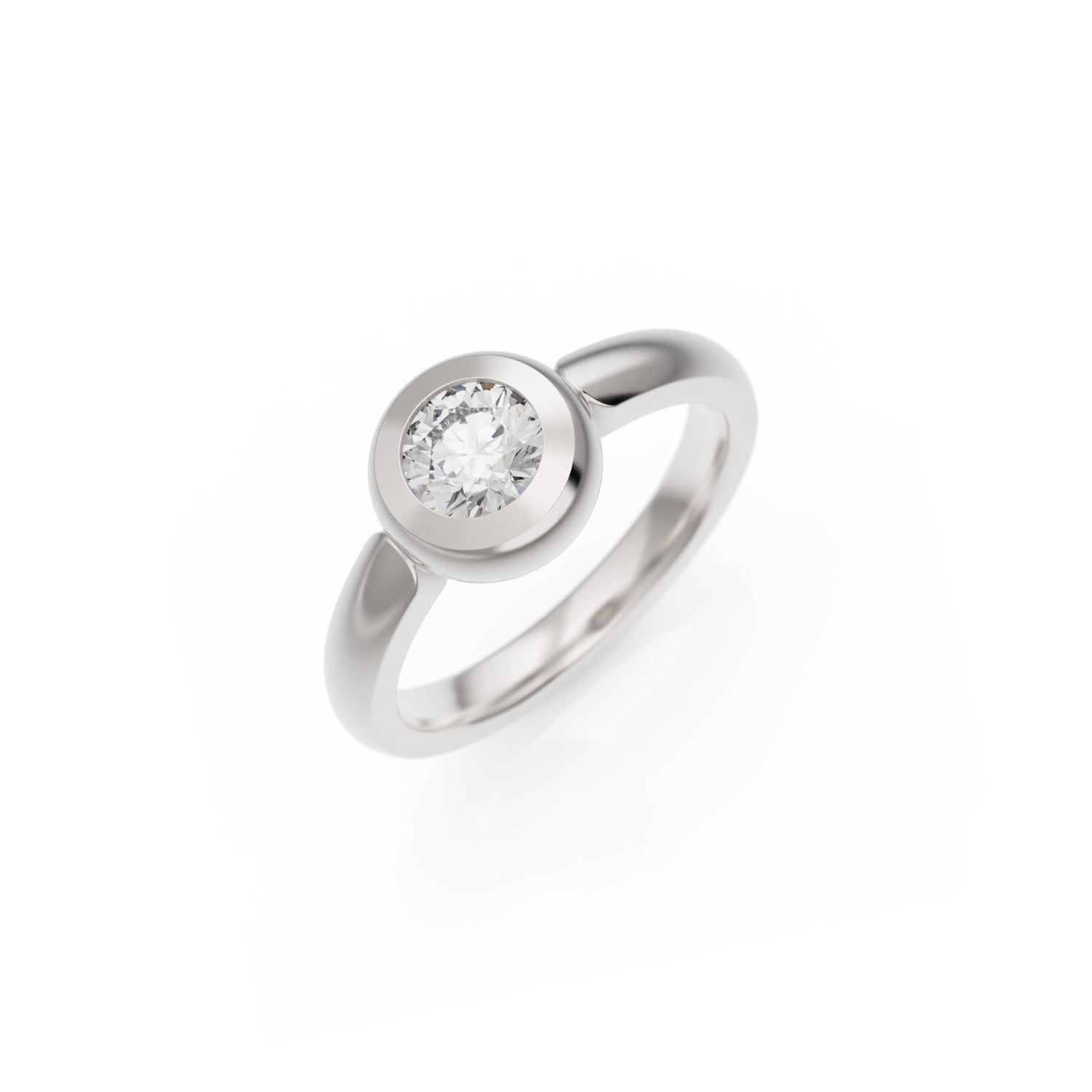 Verlobungsring Larina G/VS – Platin (950)