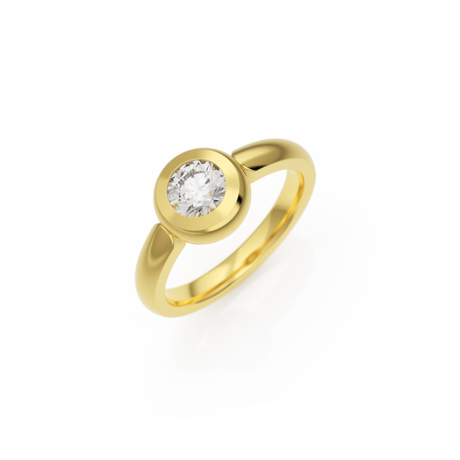 Verlobungsring Larina Lab-Grown – Gelbgold 18 Karat (750)