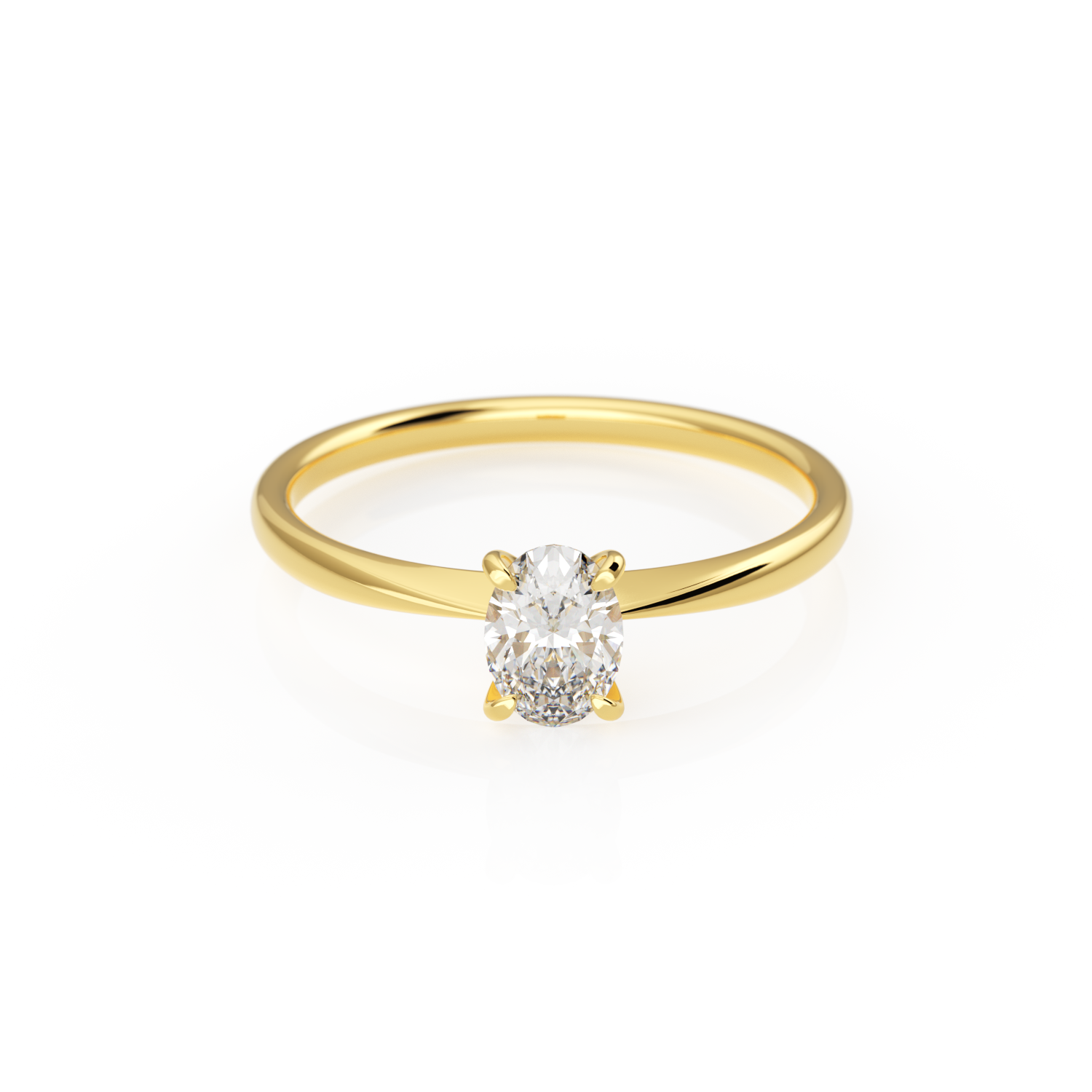 Verlobungsring Georgina – Gelbgold 14 Karat (585)