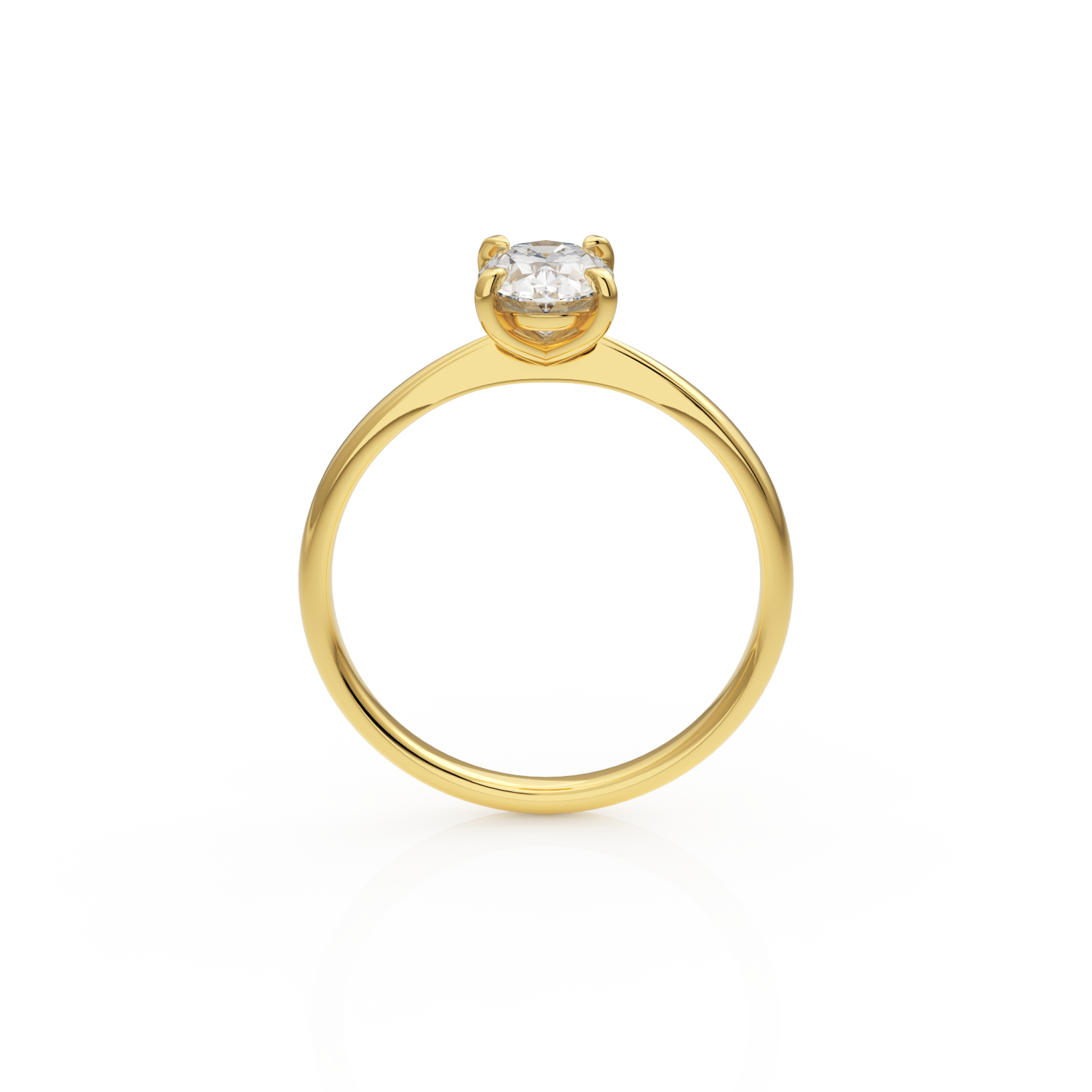 Verlobungsring Georgina – Gelbgold 14 Karat (585)