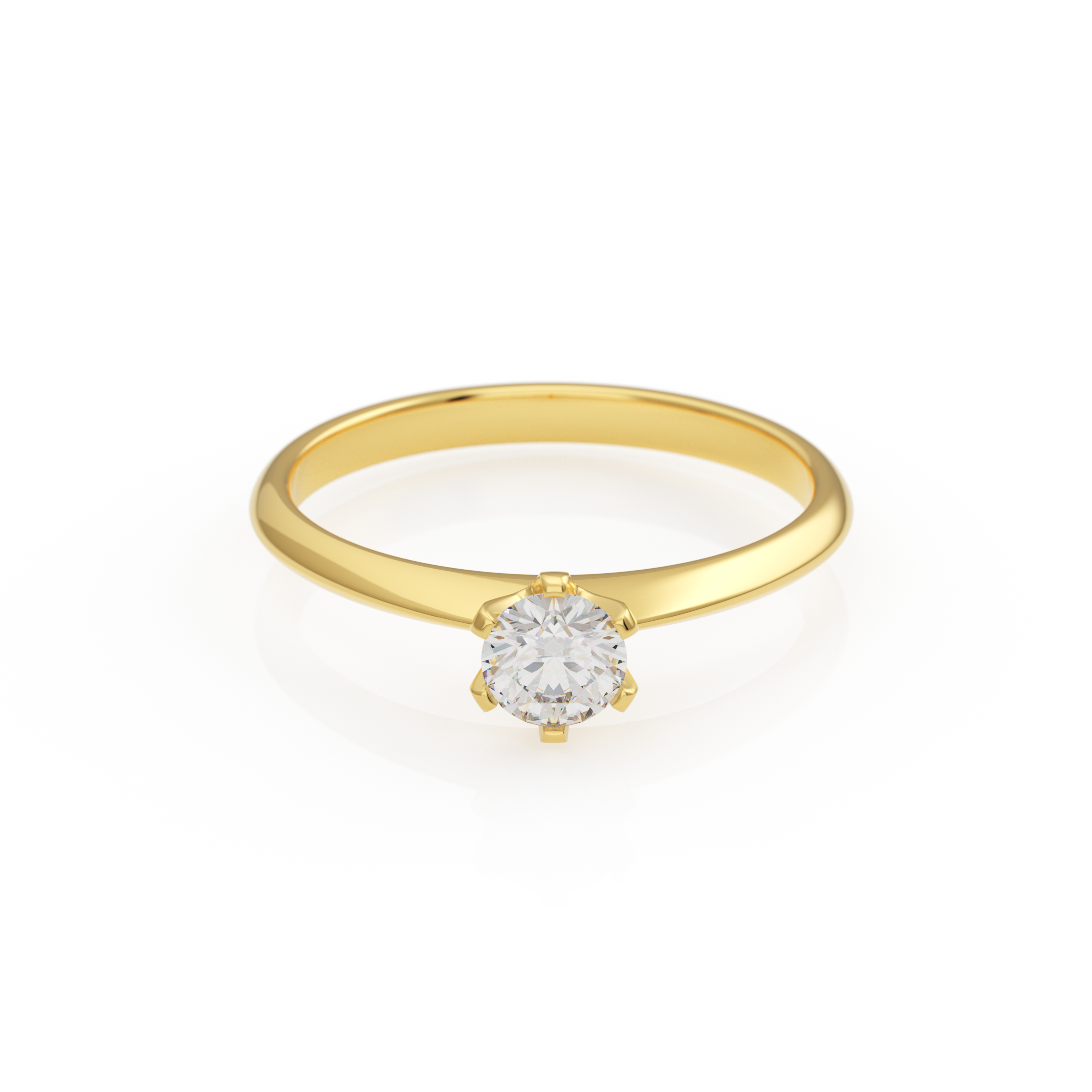 Verlobungsring Emilia in Gelbgold 14 Karat (585)