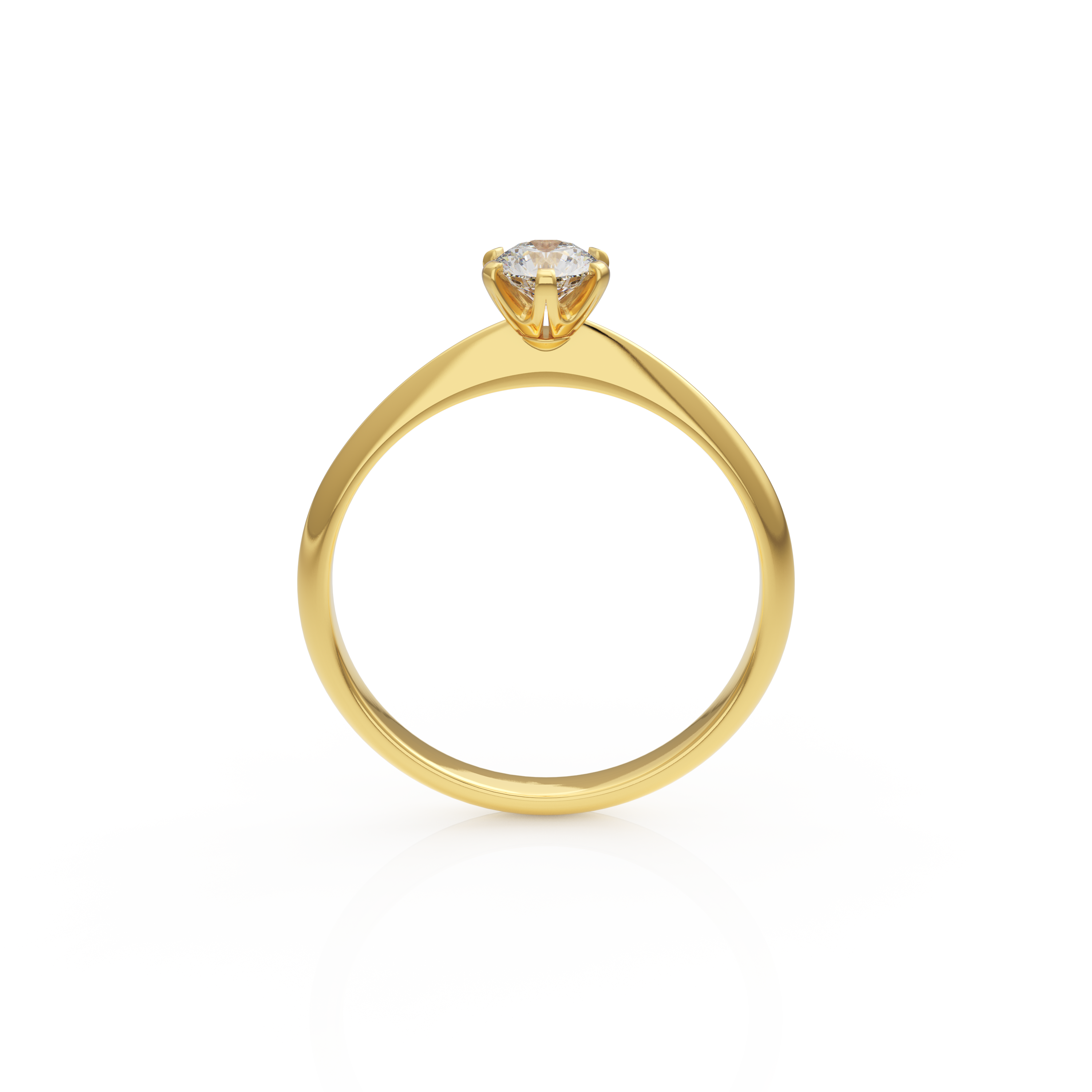 Verlobungsring Emilia in Gelbgold 18 Karat (750)
