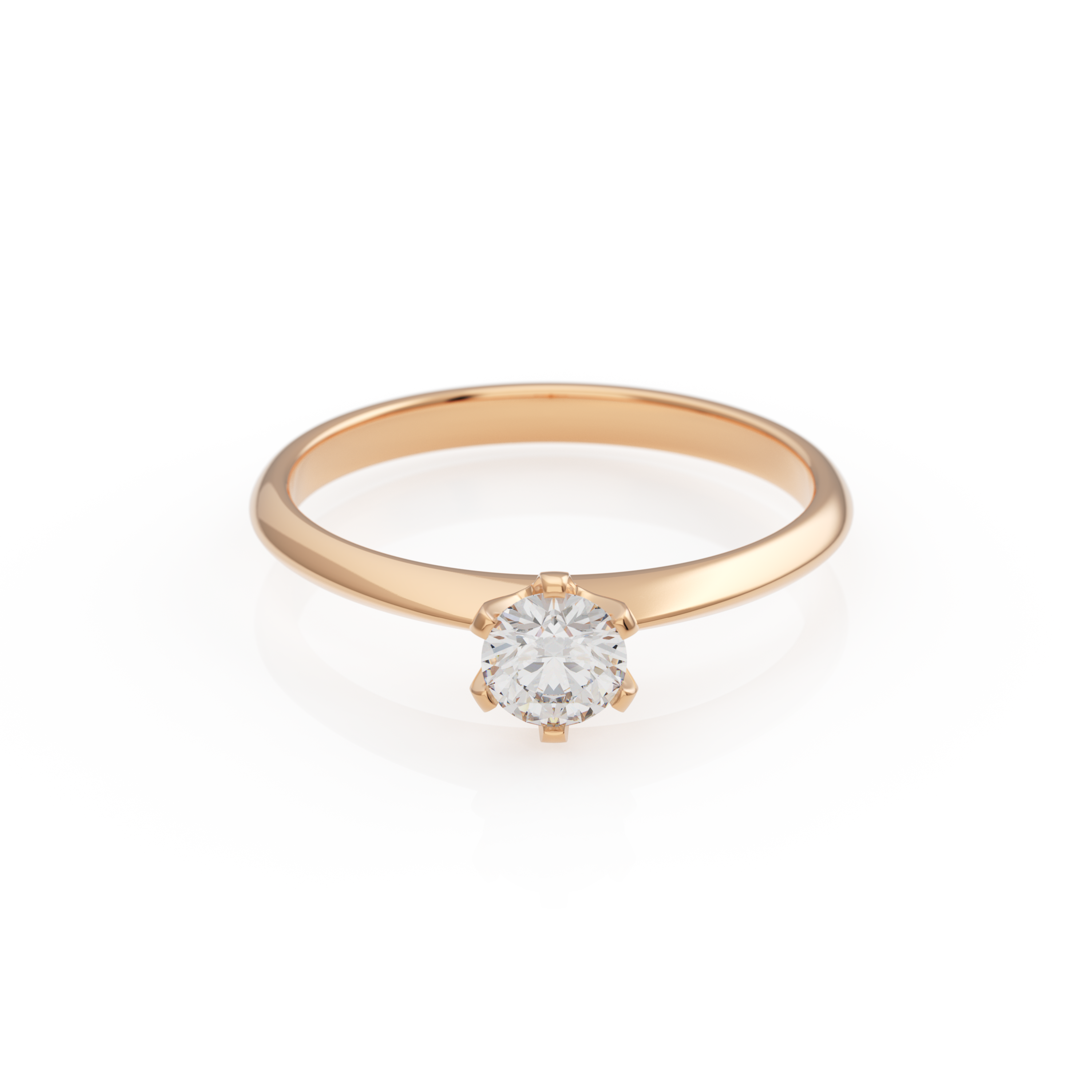 Verlobungsring Emilia in Roségold 18 Karat (750)