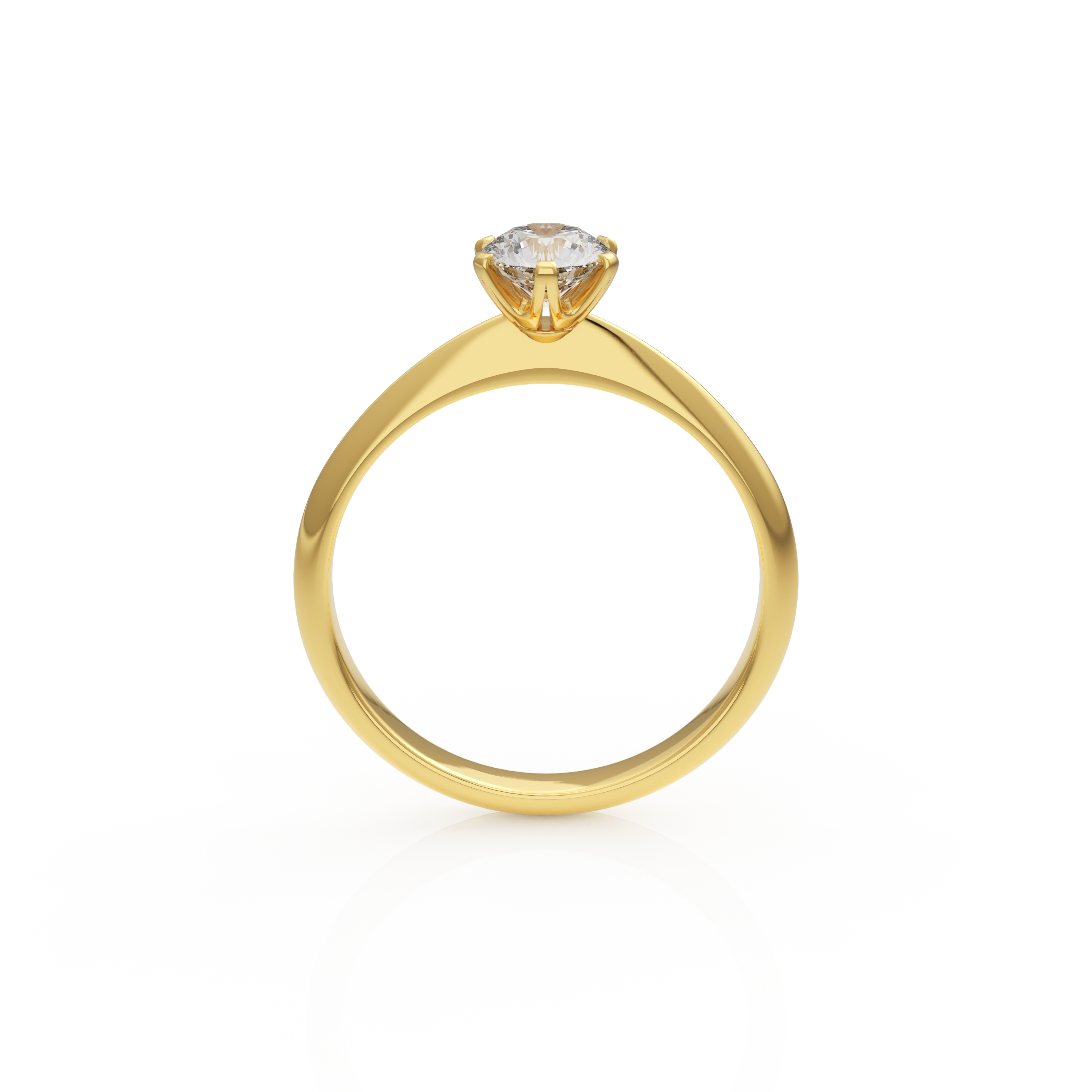 Verlobungsring Emilia in Gelbgold 14 Karat (585)