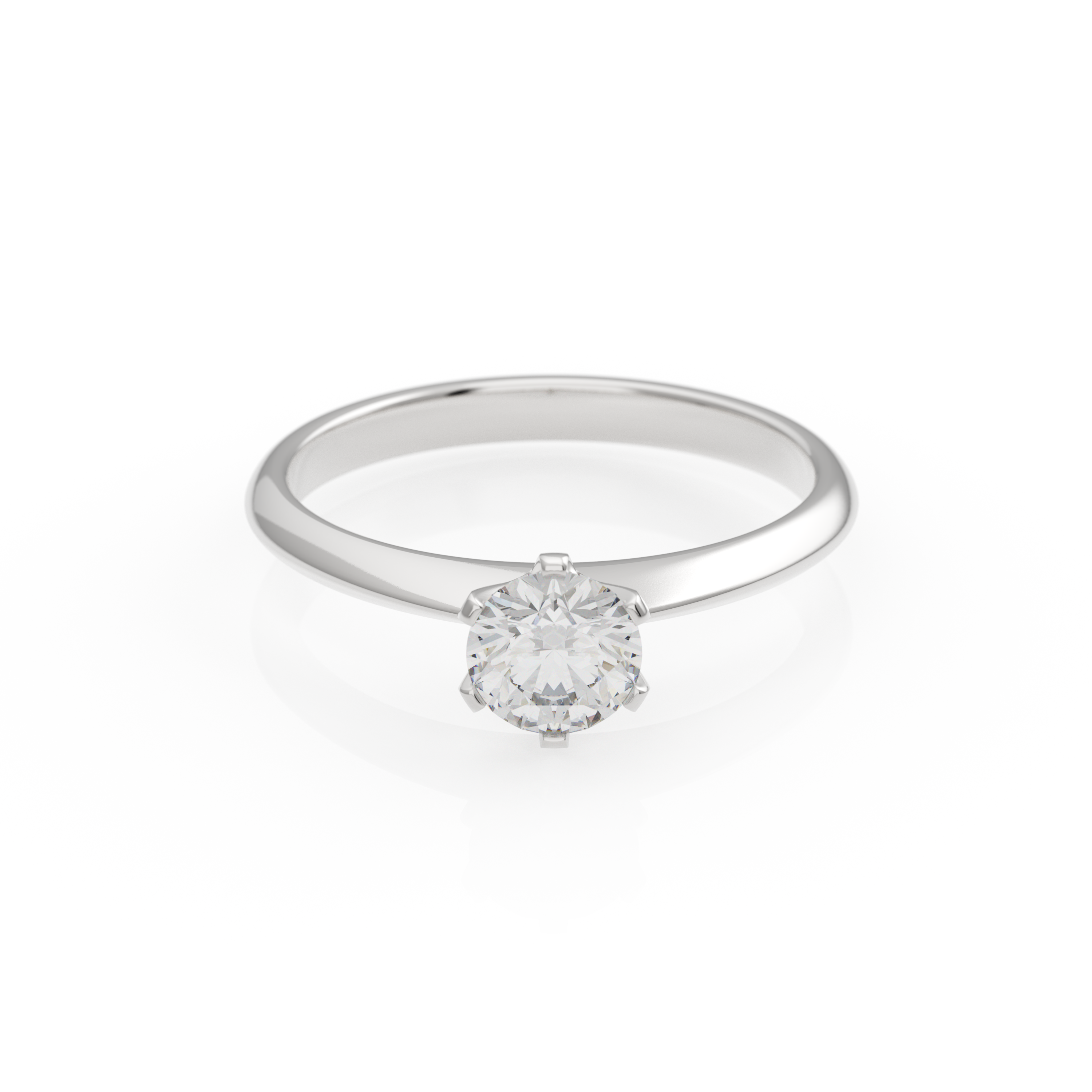 Verlobungsring Emilia in Weißgold 14 Karat (585)