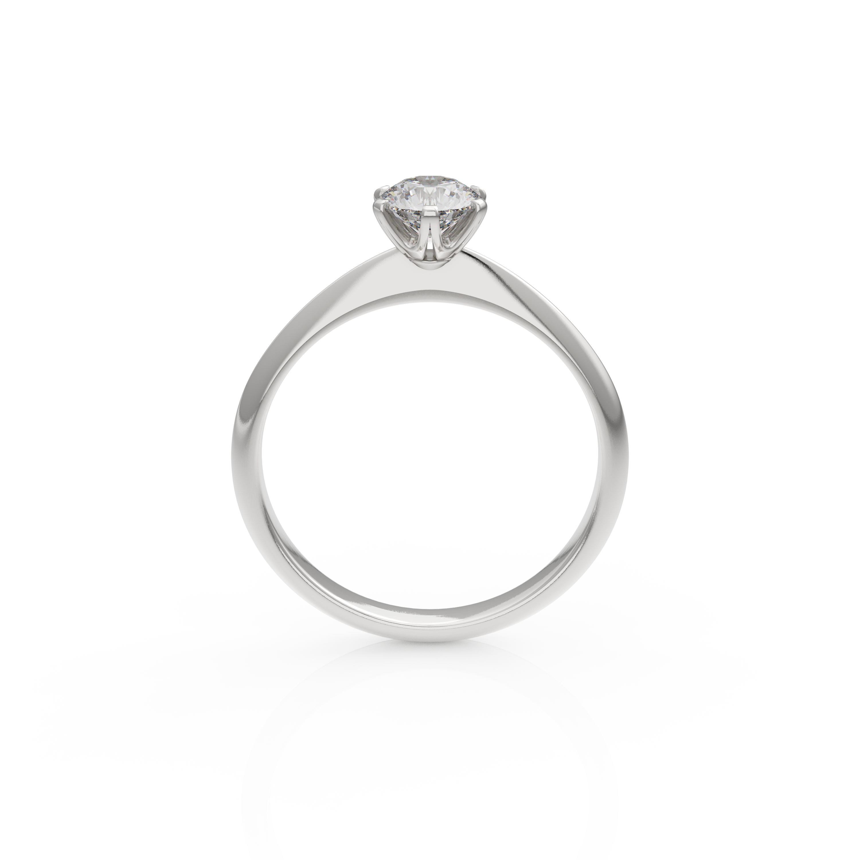 Verlobungsring Emilia in Weißgold 14 Karat (585) mit Lab-Grown-Diamant
