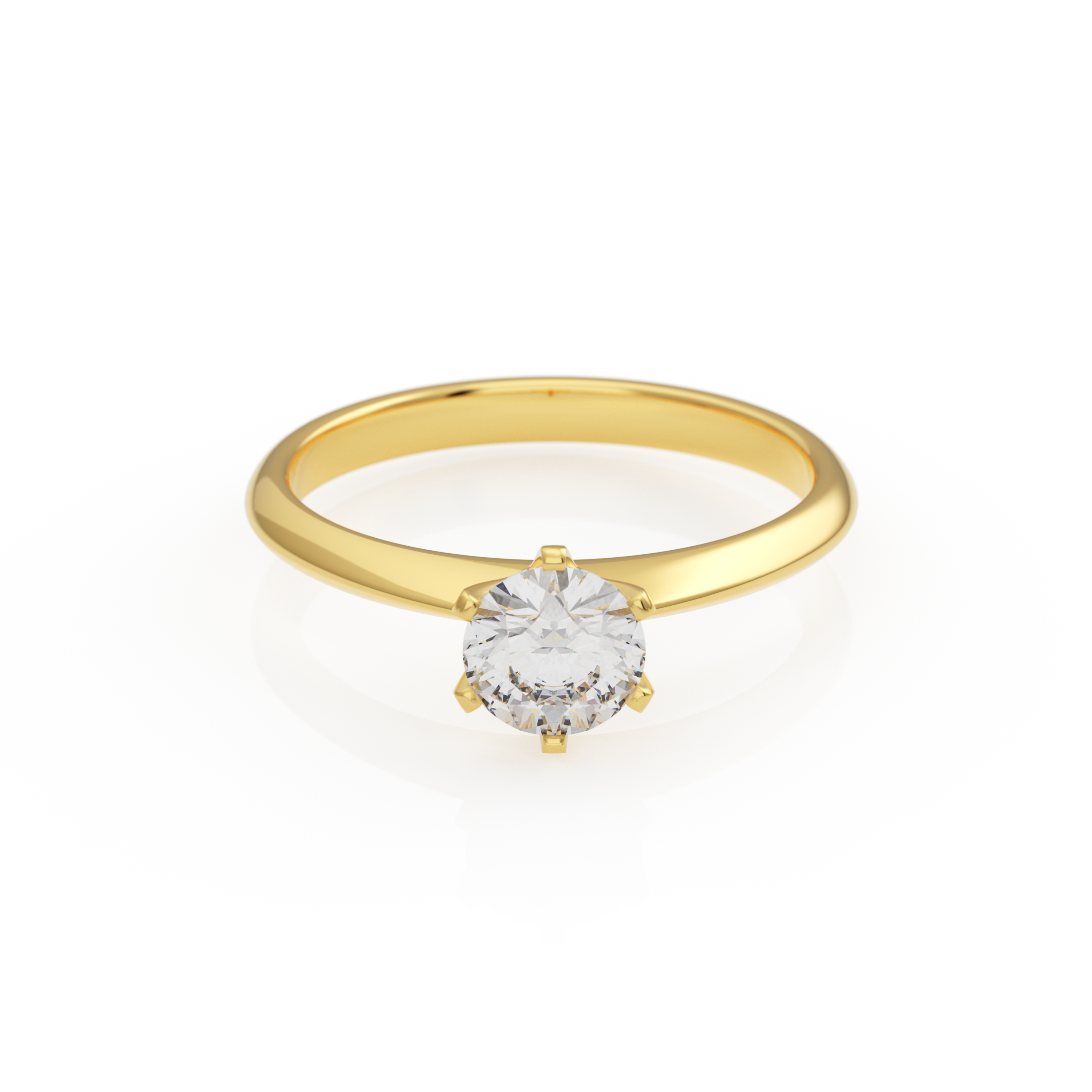 Verlobungsring Emilia in Gelbgold 18 Karat (750)