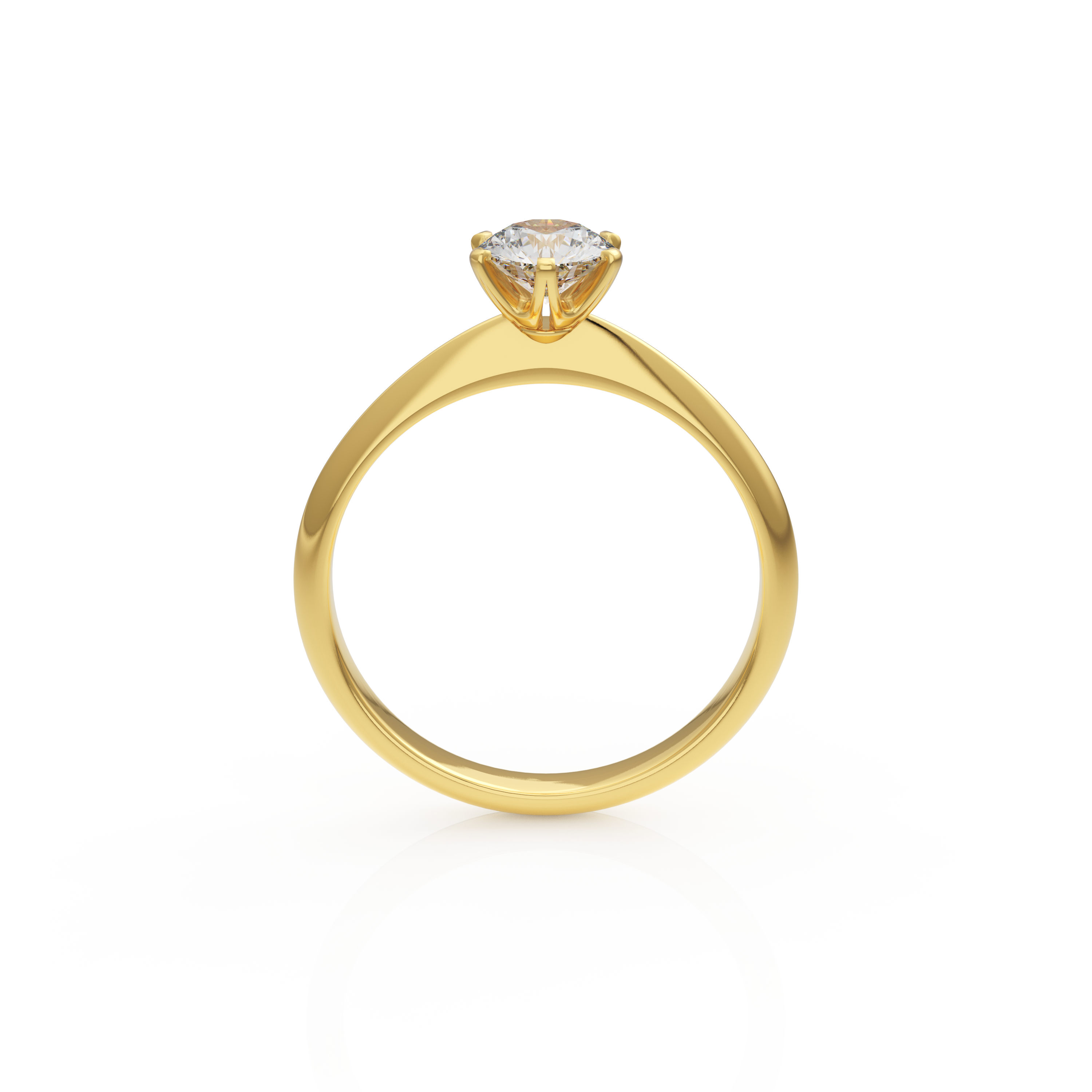 Verlobungsring Emilia in Gelbgold 18 Karat (750)