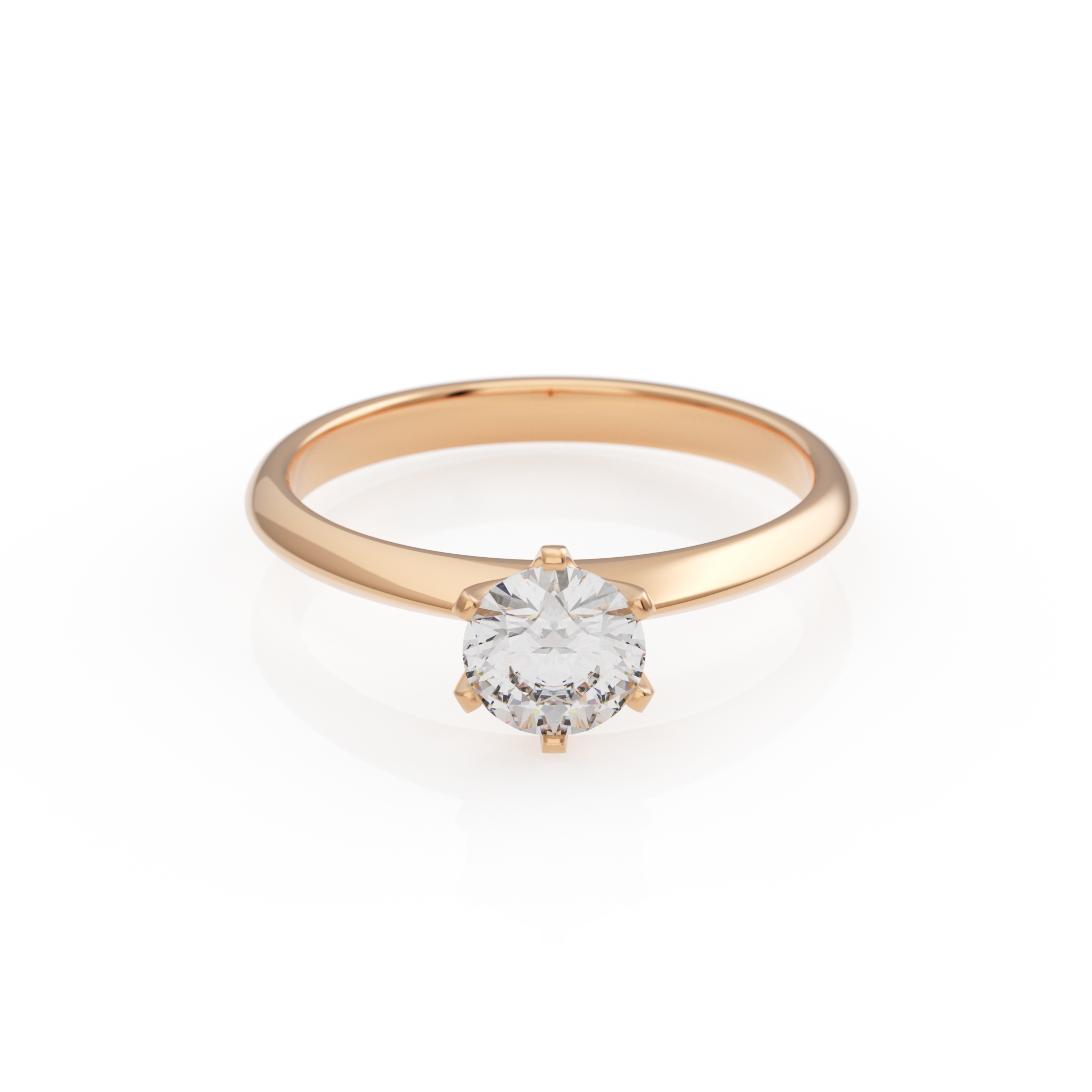 Verlobungsring Emilia in Roségold 14 Karat (585)
